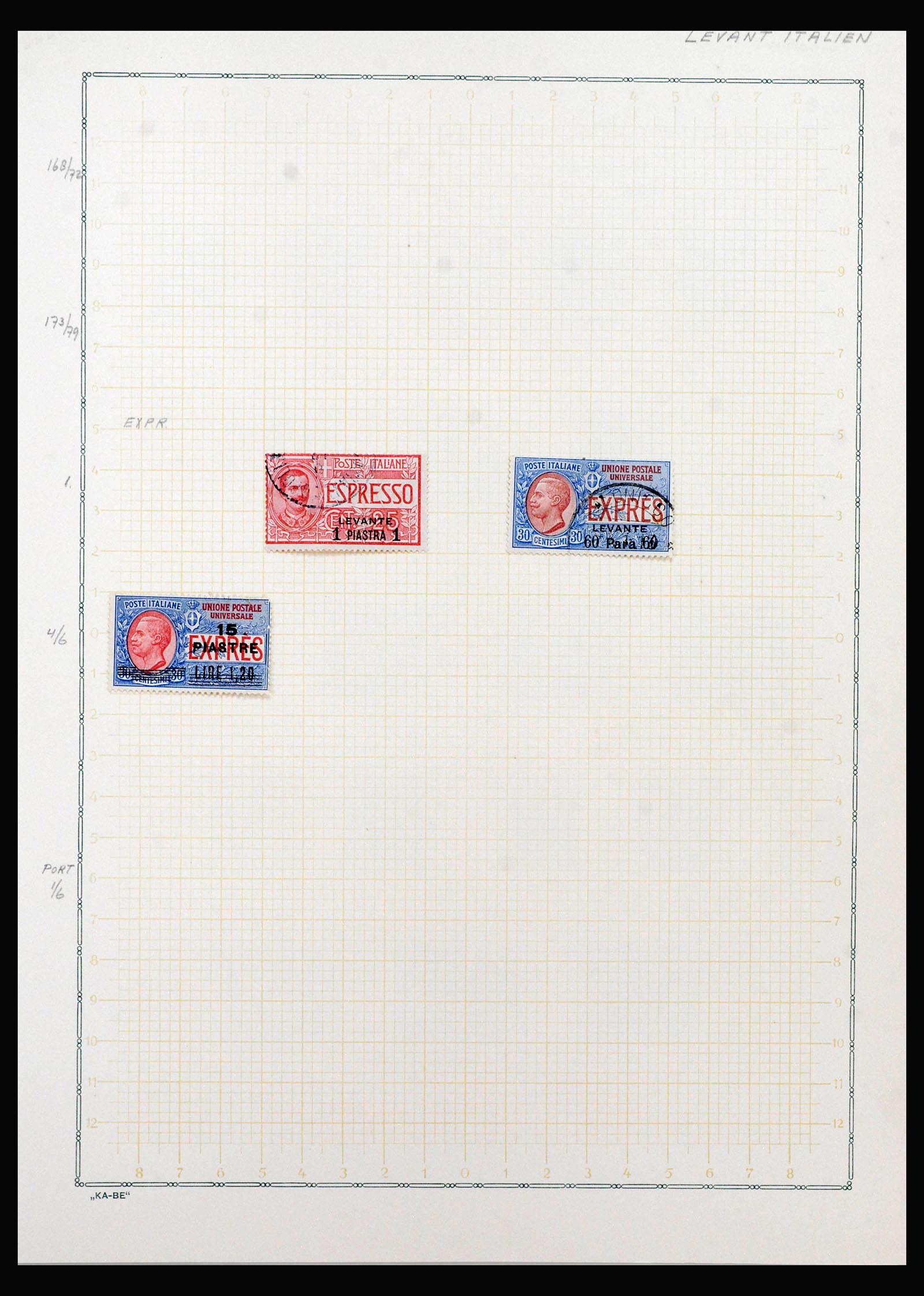 40117 0005 - Postzegelverzameling 40117 Levant 1873-1918.