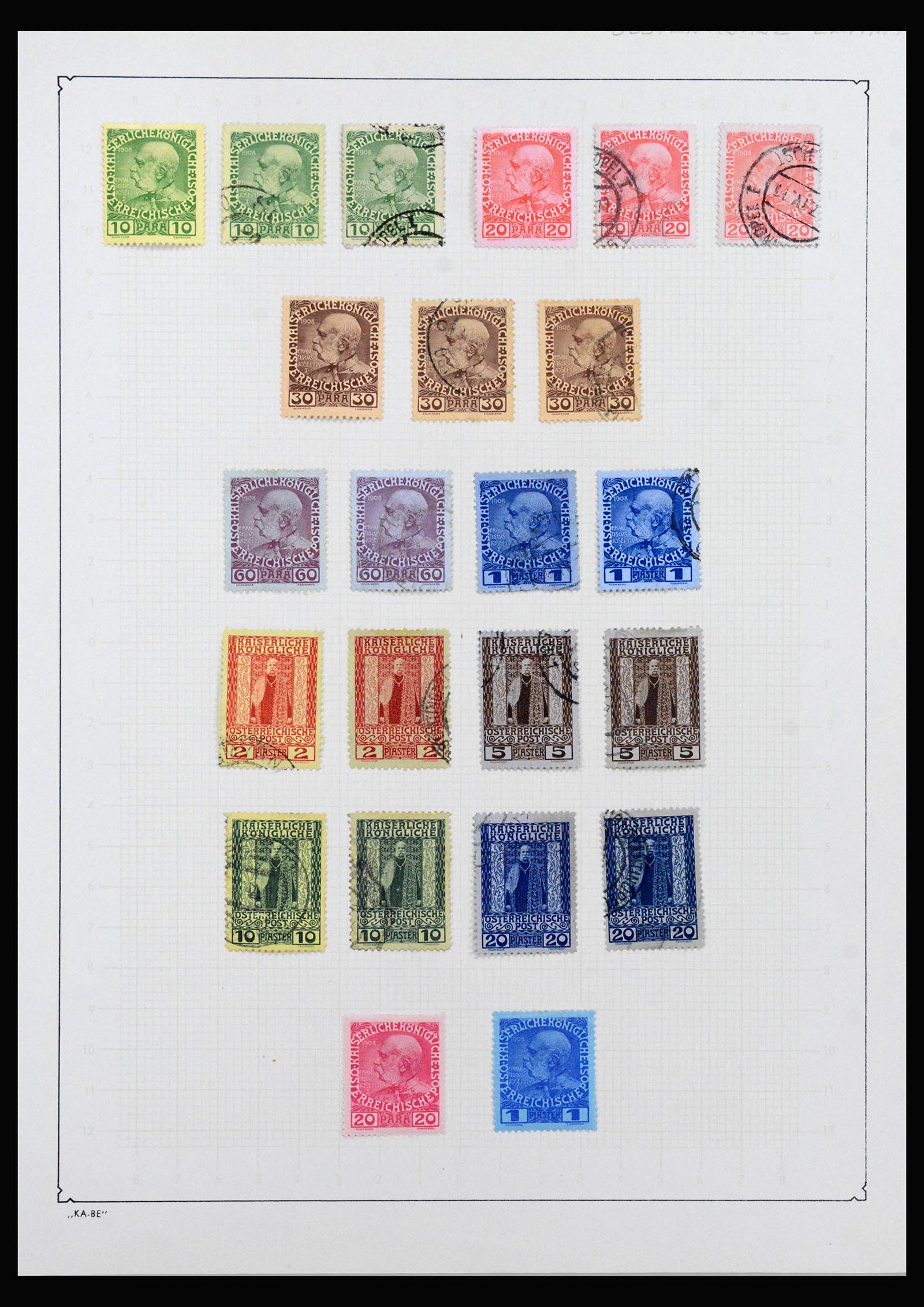 40117 0010 - Postzegelverzameling 40117 Levant 1873-1918.