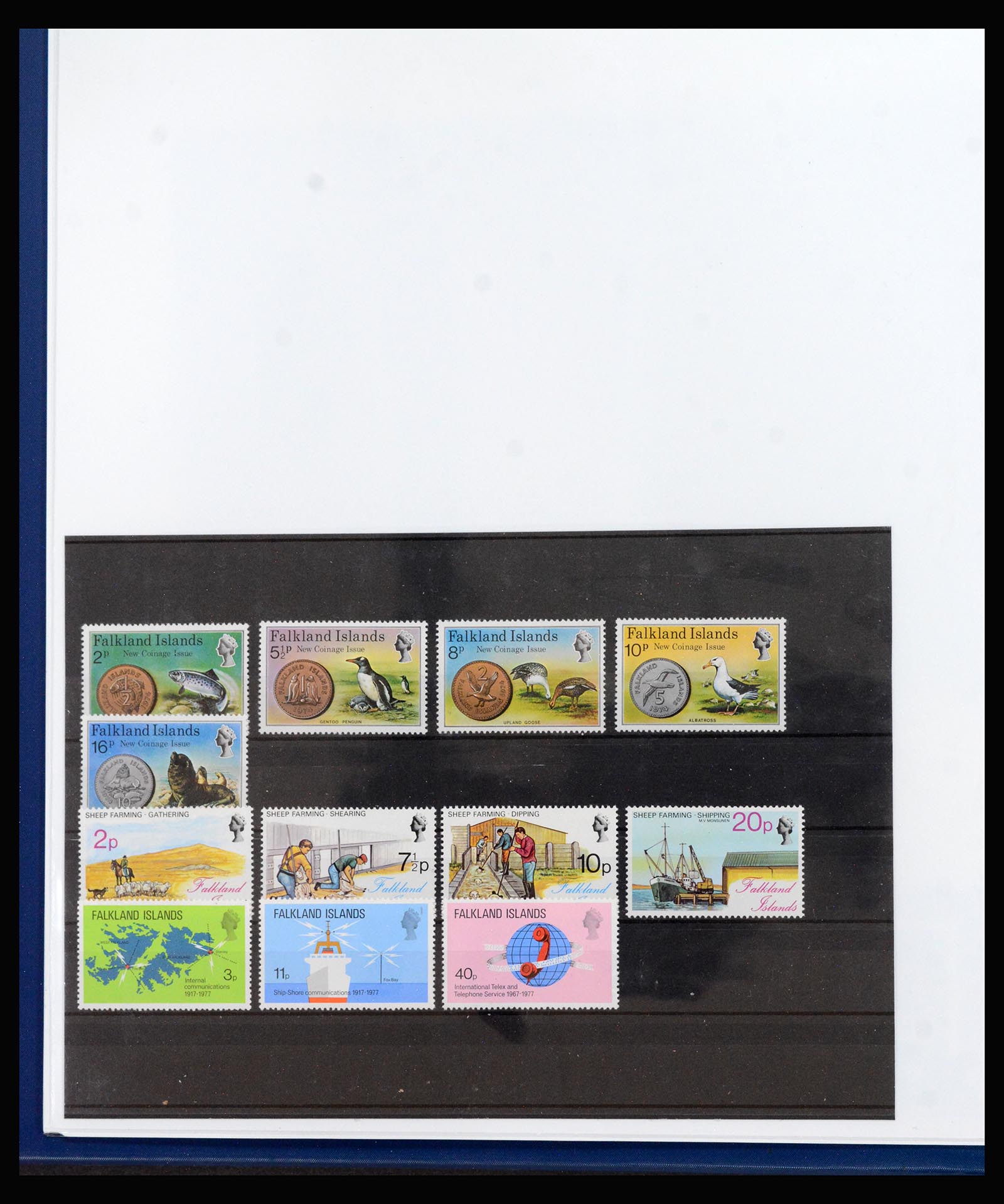 40122 0003 - Postzegelverzameling 40122 Falkland Eilanden 1968-1998.