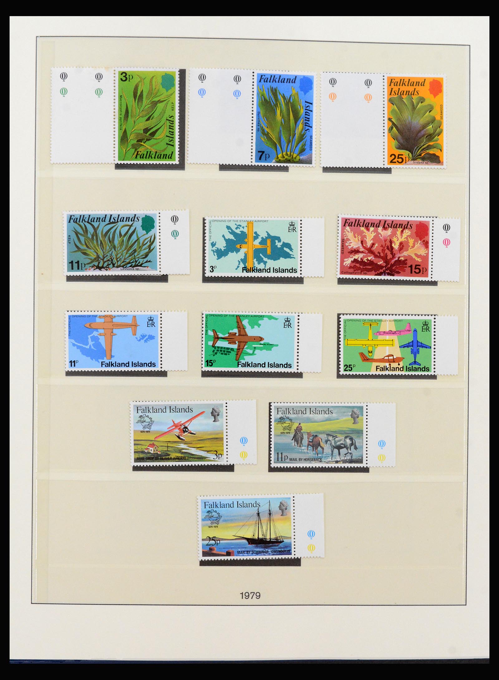 40122 0005 - Postzegelverzameling 40122 Falkland Eilanden 1968-1998.