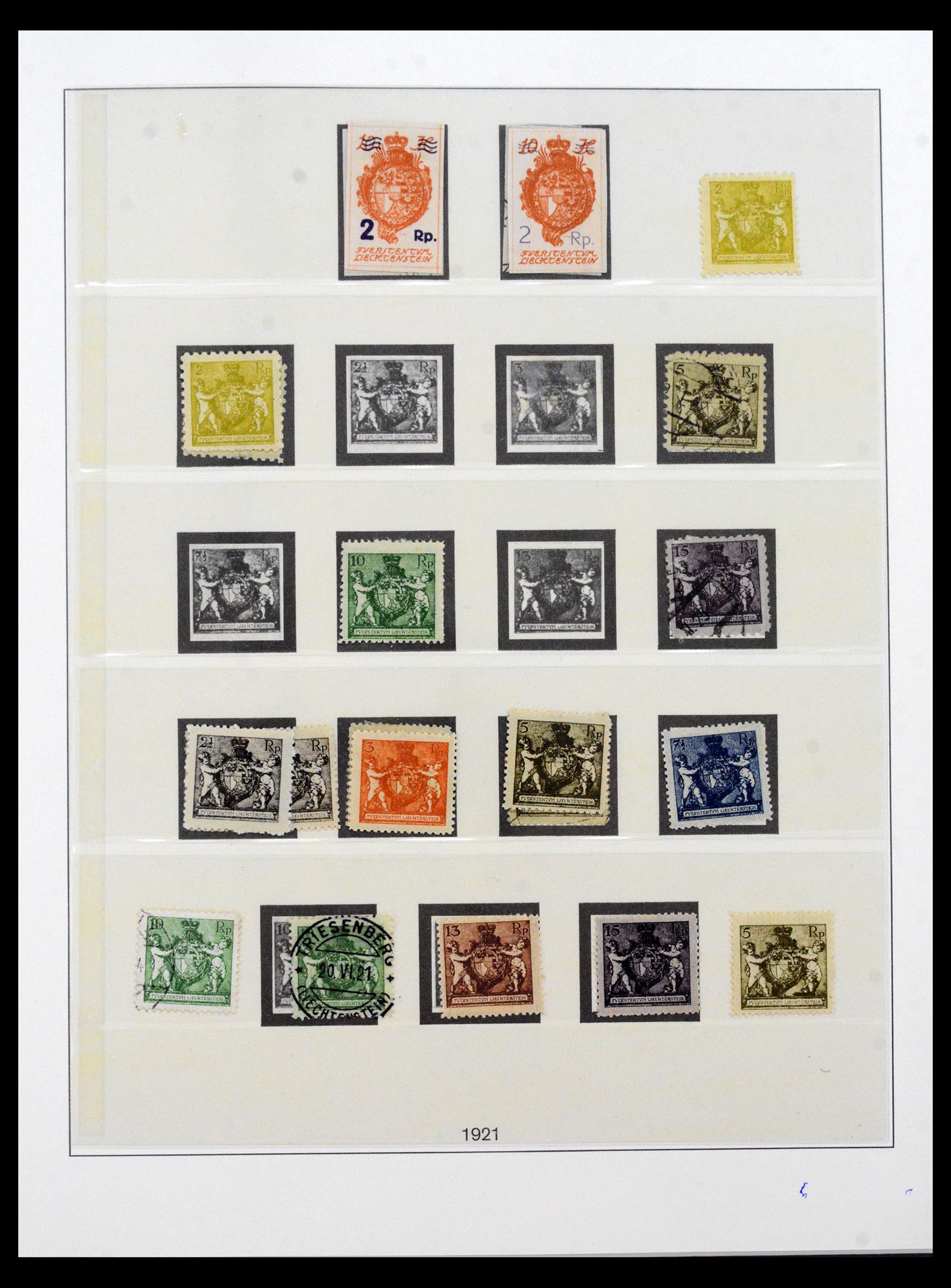 40123 0006 - Postzegel verzameling 40123 Liechtenstein 1912-2018.