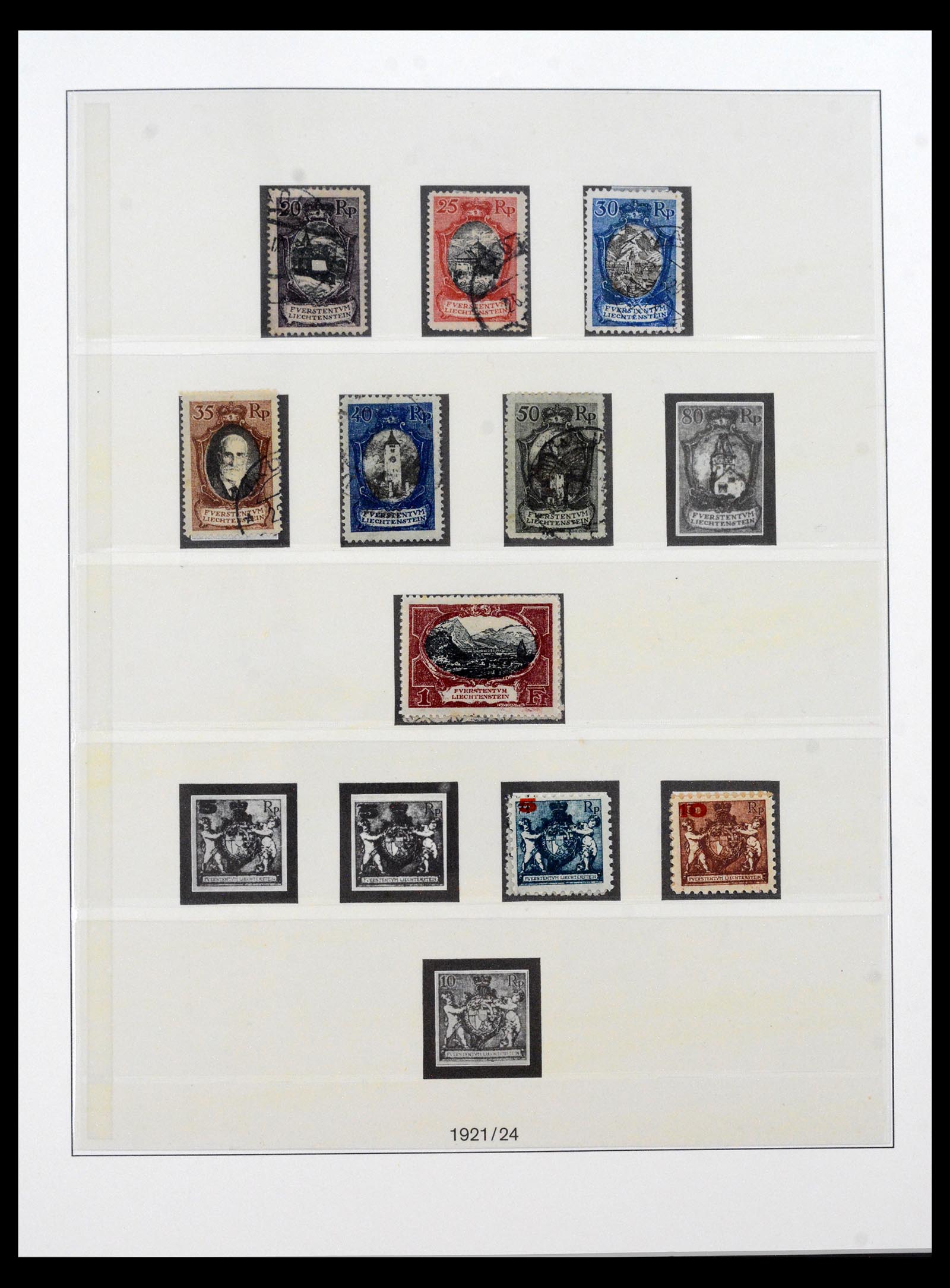 40123 0007 - Postzegel verzameling 40123 Liechtenstein 1912-2018.