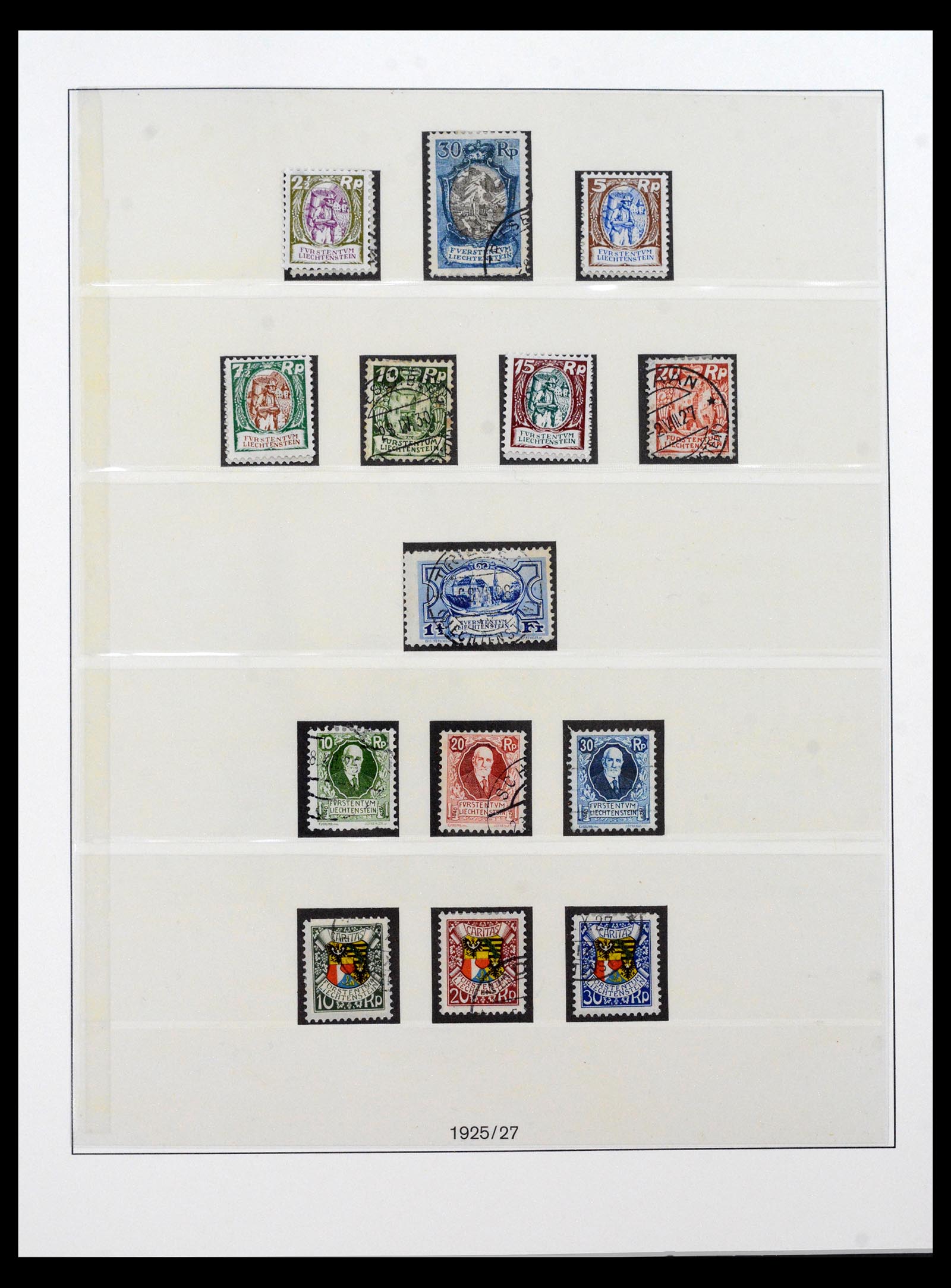 40123 0008 - Postzegel verzameling 40123 Liechtenstein 1912-2018.