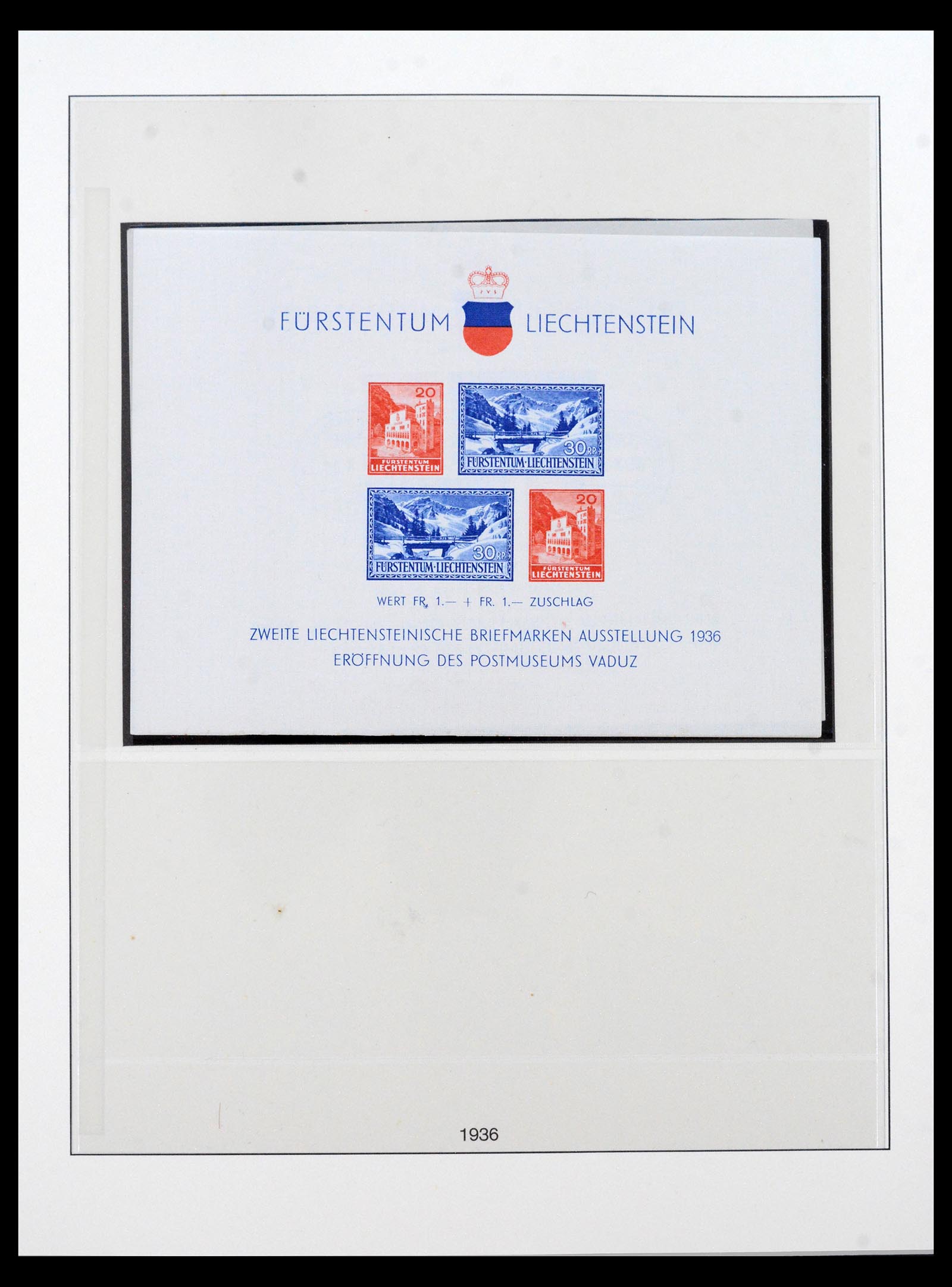 40123 0014 - Postzegel verzameling 40123 Liechtenstein 1912-2018.