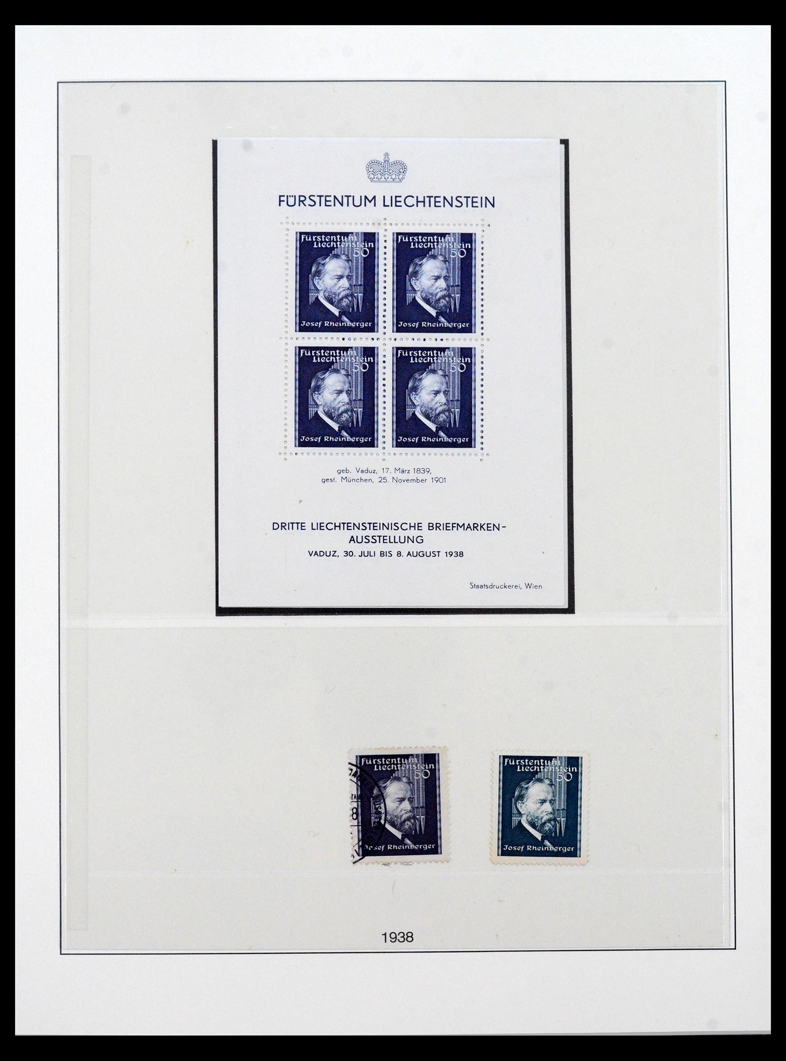 40123 0016 - Postzegel verzameling 40123 Liechtenstein 1912-2018.