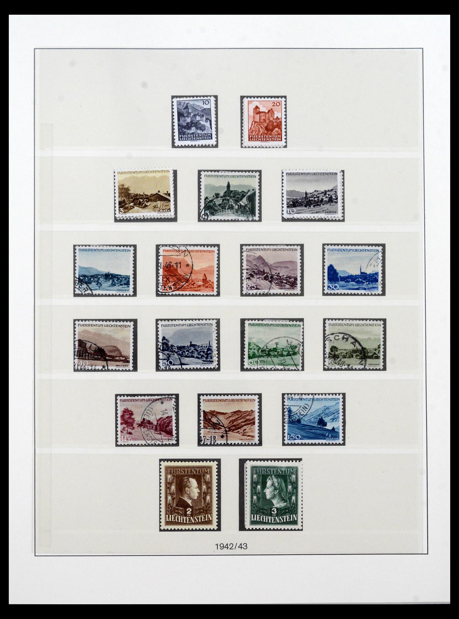 40123 0020 - Postzegel verzameling 40123 Liechtenstein 1912-2018.