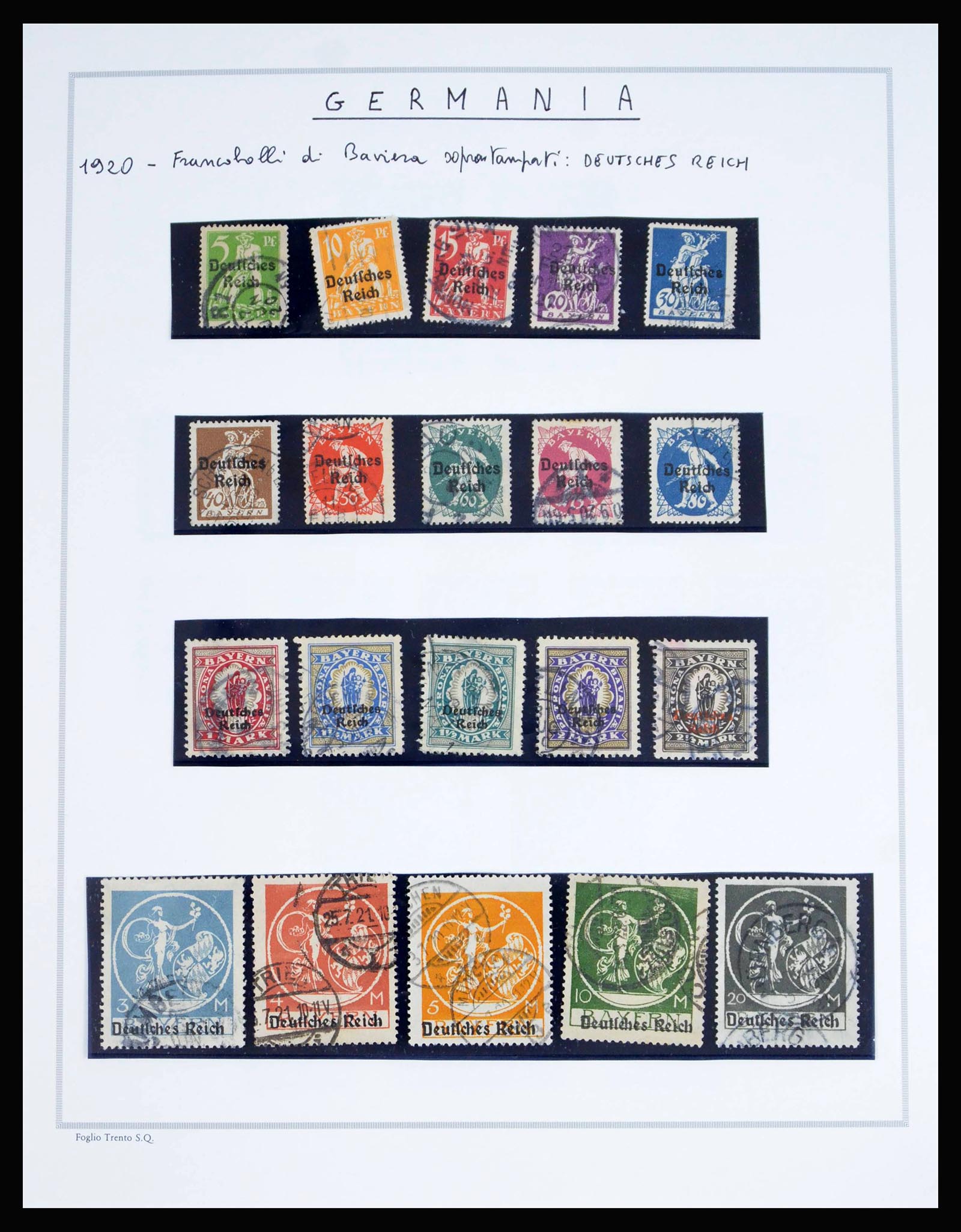 40125 0011 - Postzegelverzameling 40125 Duitse Rijk compleet 1872-1945.
