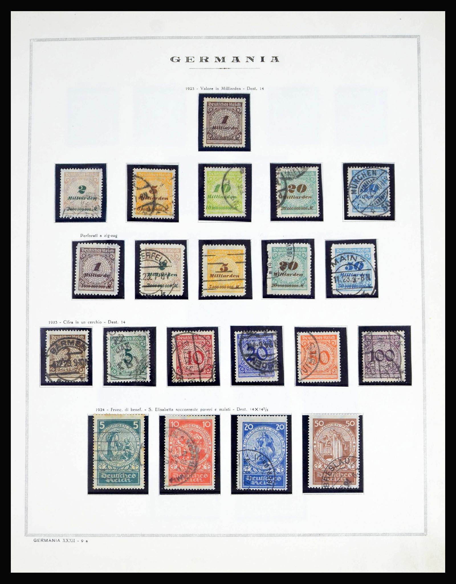 40125 0016 - Postzegelverzameling 40125 Duitse Rijk compleet 1872-1945.