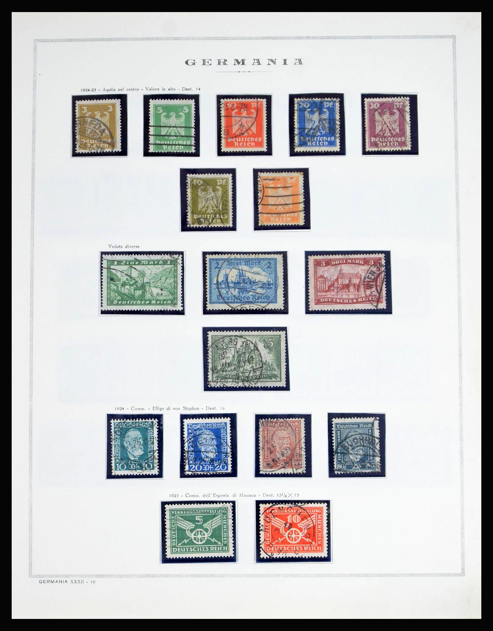 40125 0017 - Postzegelverzameling 40125 Duitse Rijk compleet 1872-1945.