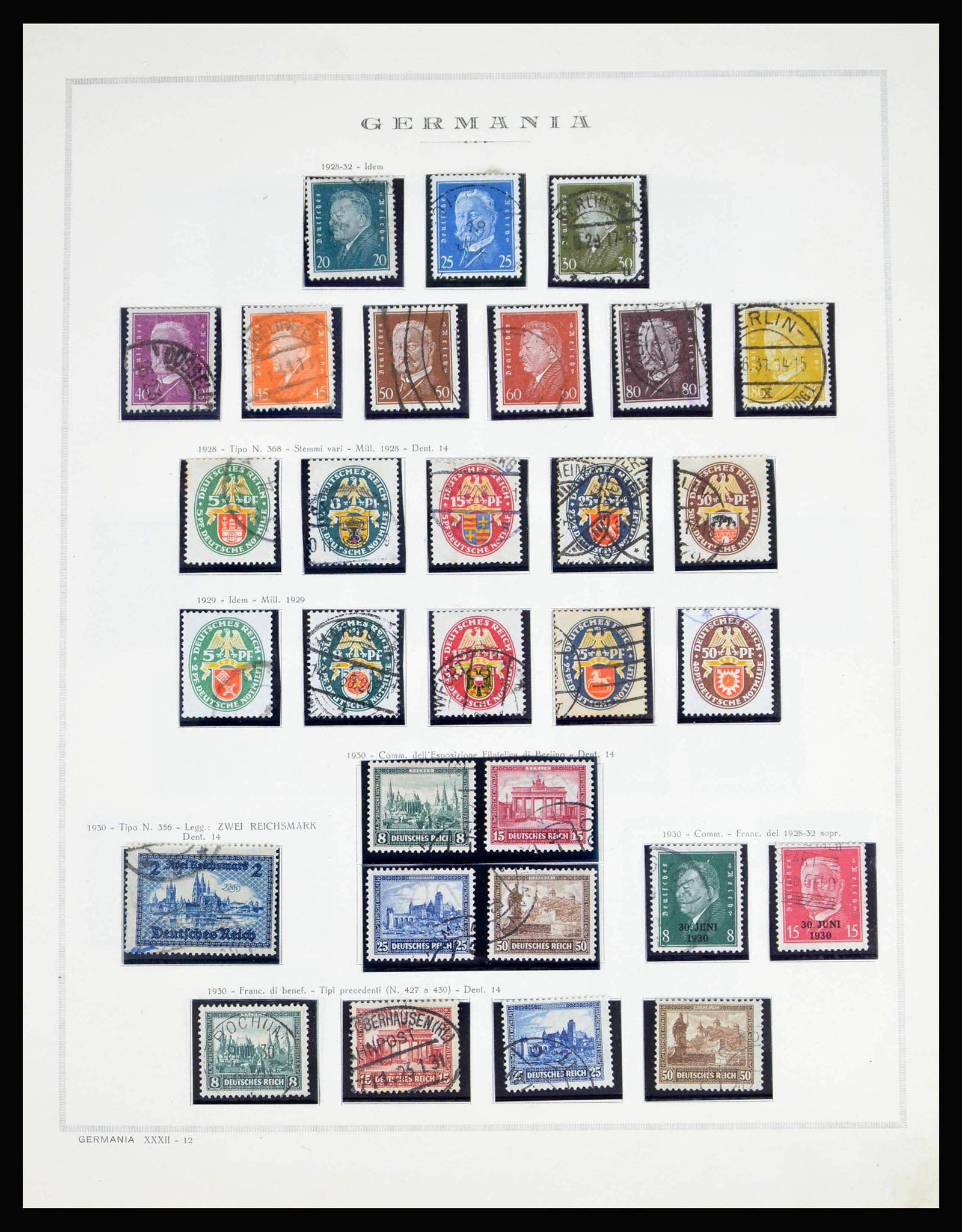 40125 0019 - Postzegelverzameling 40125 Duitse Rijk compleet 1872-1945.