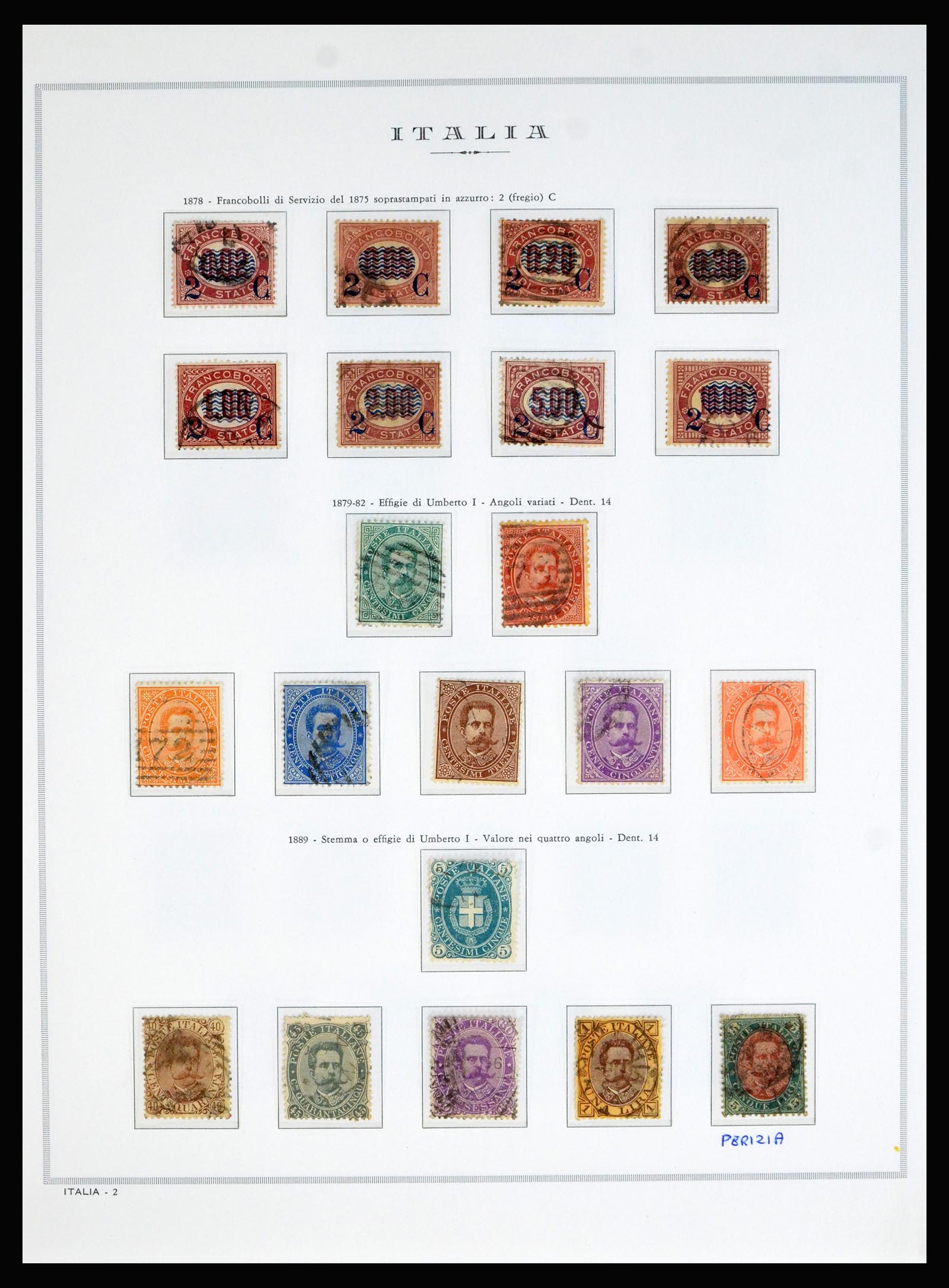 40130 0004 - Postzegelverzameling 40130 Italië compleet 1862-1944.