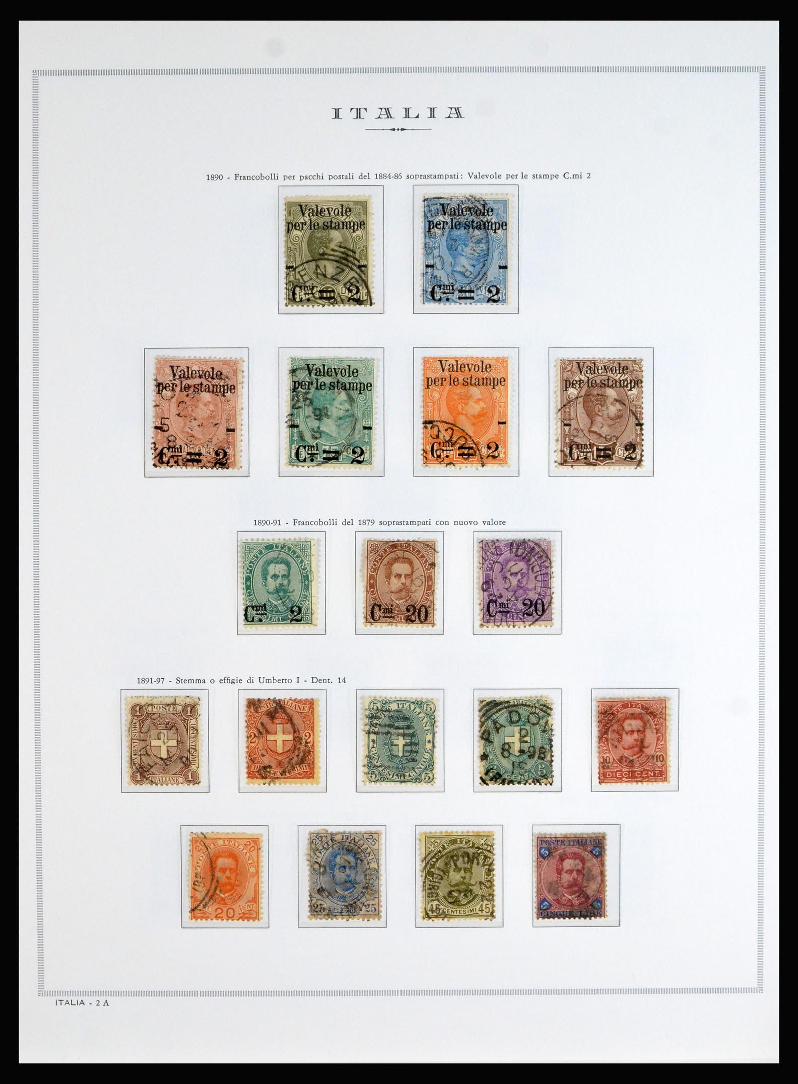 40130 0005 - Postzegelverzameling 40130 Italië compleet 1862-1944.