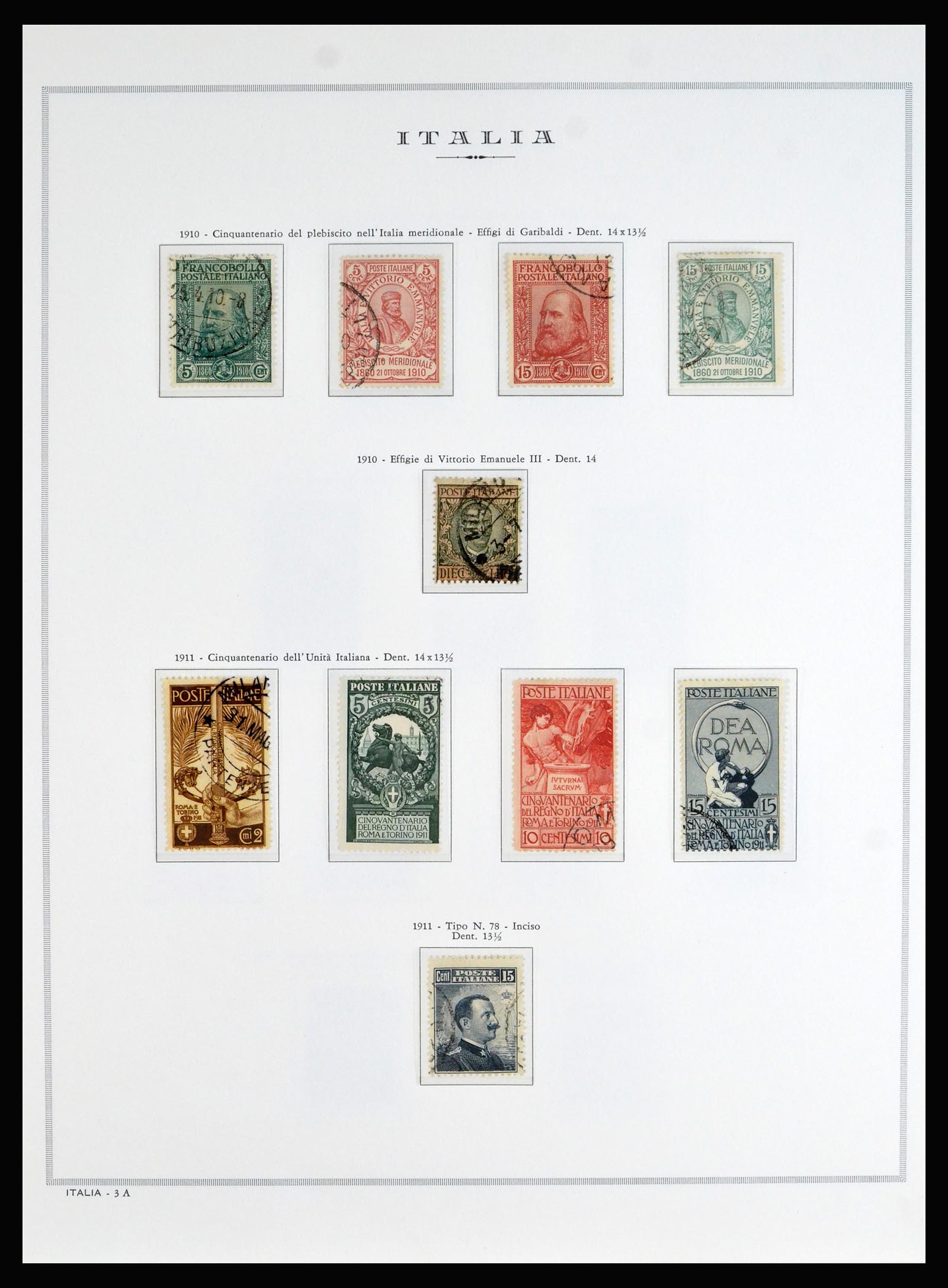 40130 0007 - Postzegelverzameling 40130 Italië compleet 1862-1944.