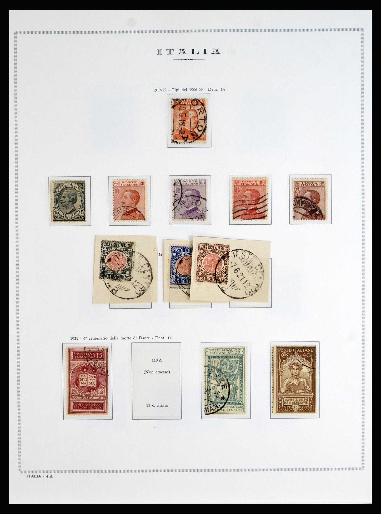 40130 0009 - Postzegelverzameling 40130 Italië compleet 1862-1944.