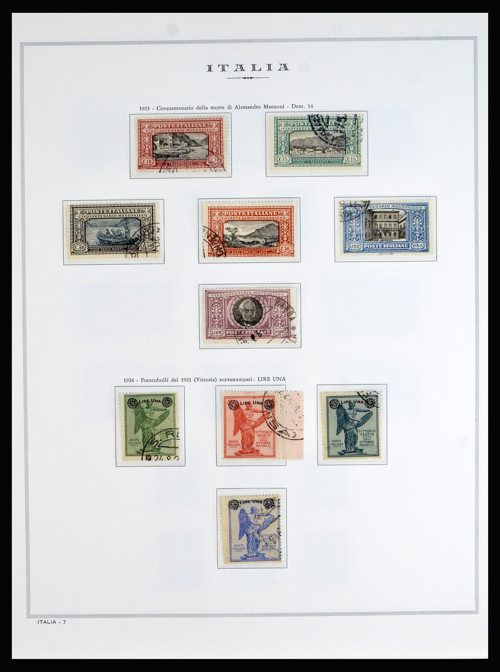 40130 0013 - Postzegelverzameling 40130 Italië compleet 1862-1944.
