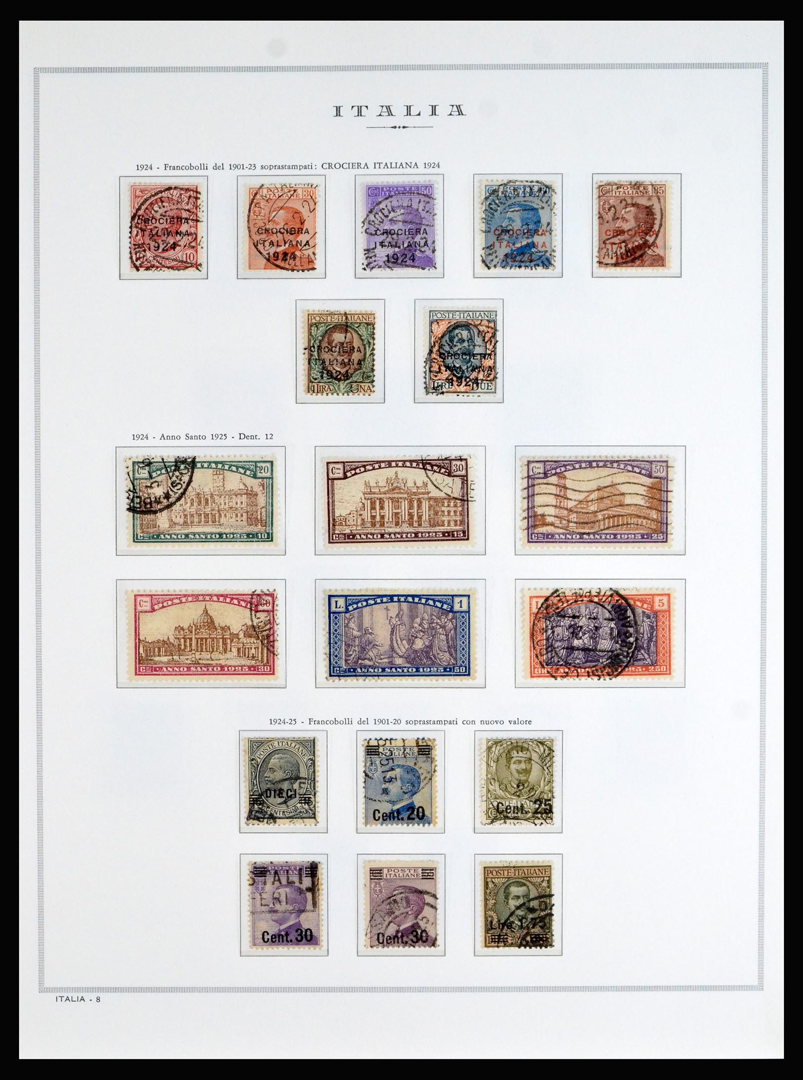 40130 0014 - Postzegelverzameling 40130 Italië compleet 1862-1944.