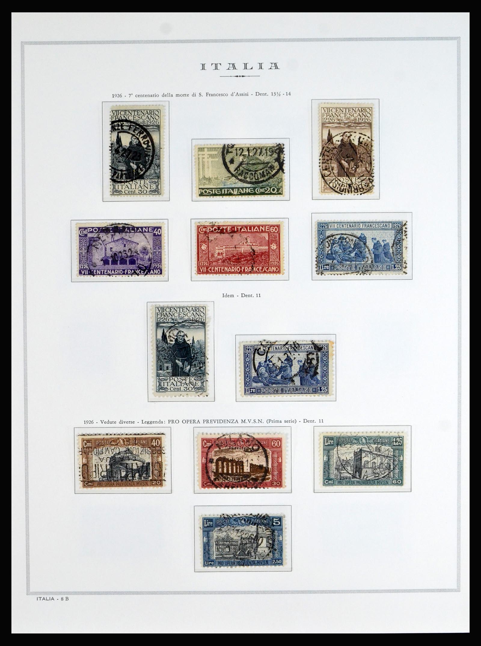 40130 0016 - Postzegelverzameling 40130 Italië compleet 1862-1944.