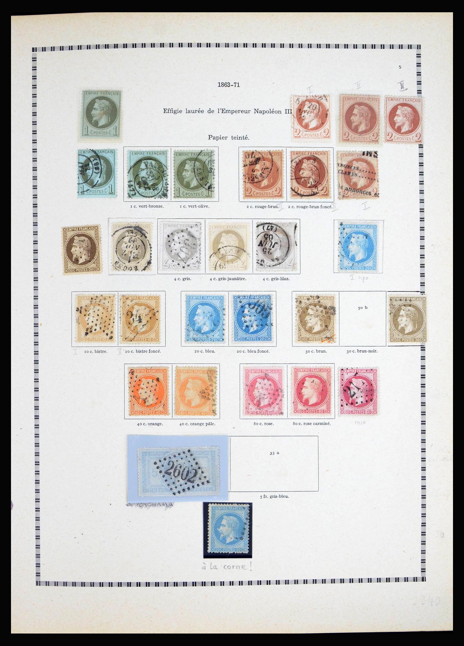40135 0005 - Postzegelverzameling 40135 Frankrijk 1849-1972.