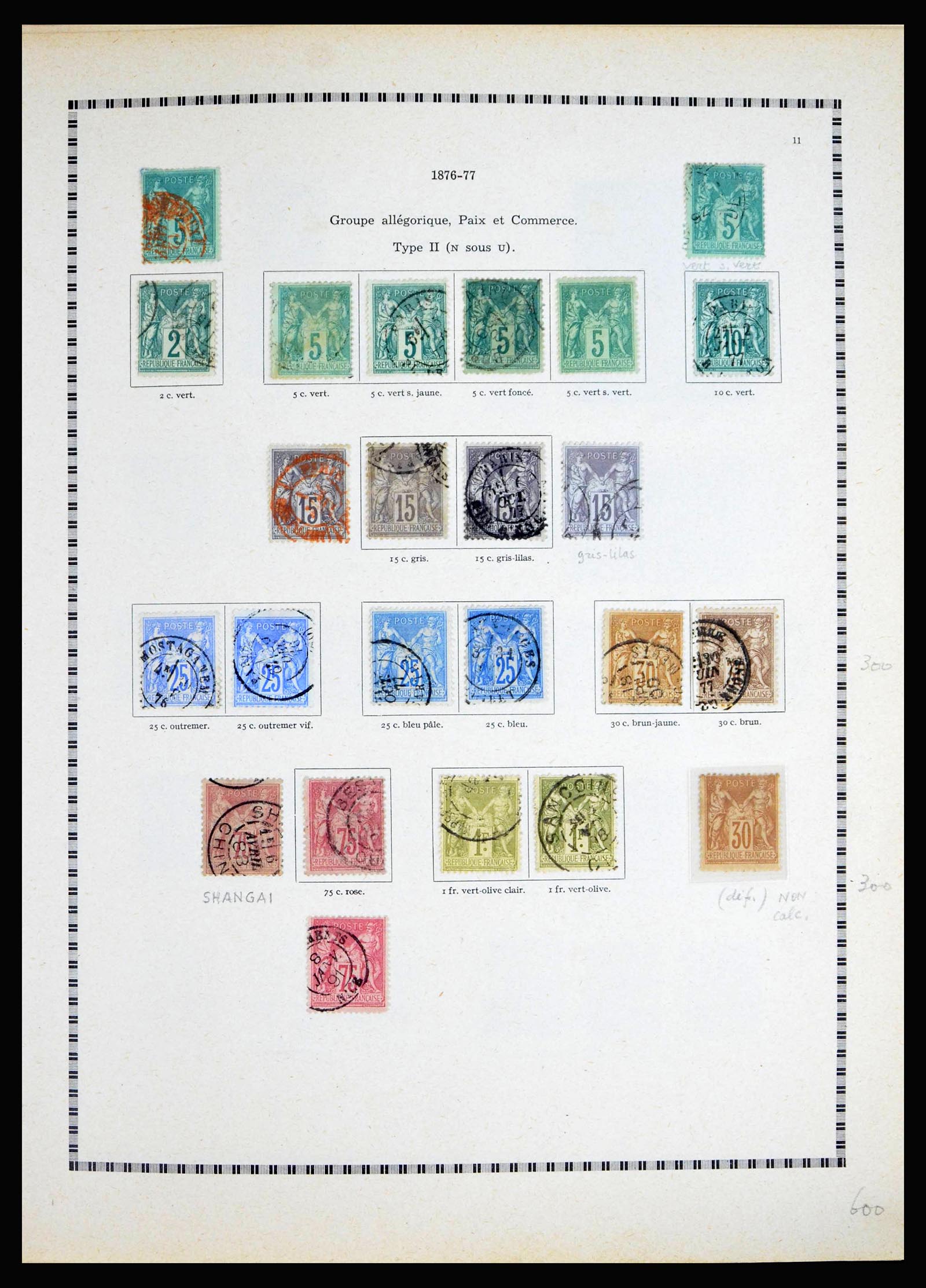 40135 0011 - Postzegelverzameling 40135 Frankrijk 1849-1972.