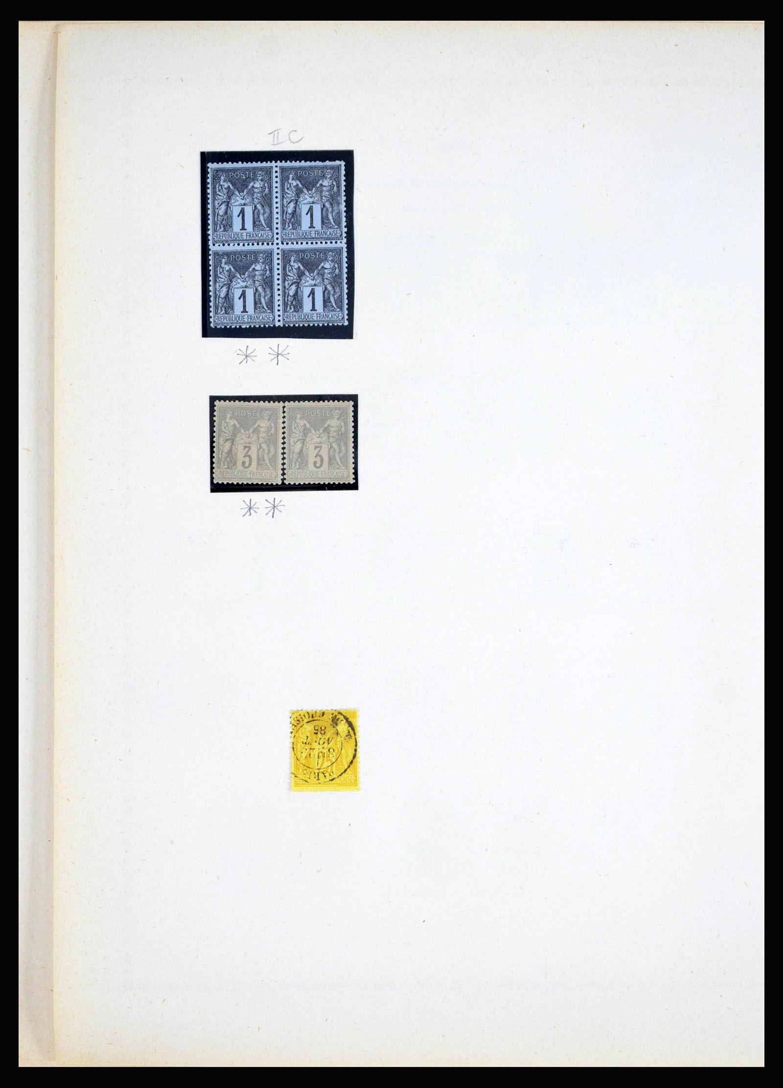 40135 0012 - Postzegelverzameling 40135 Frankrijk 1849-1972.