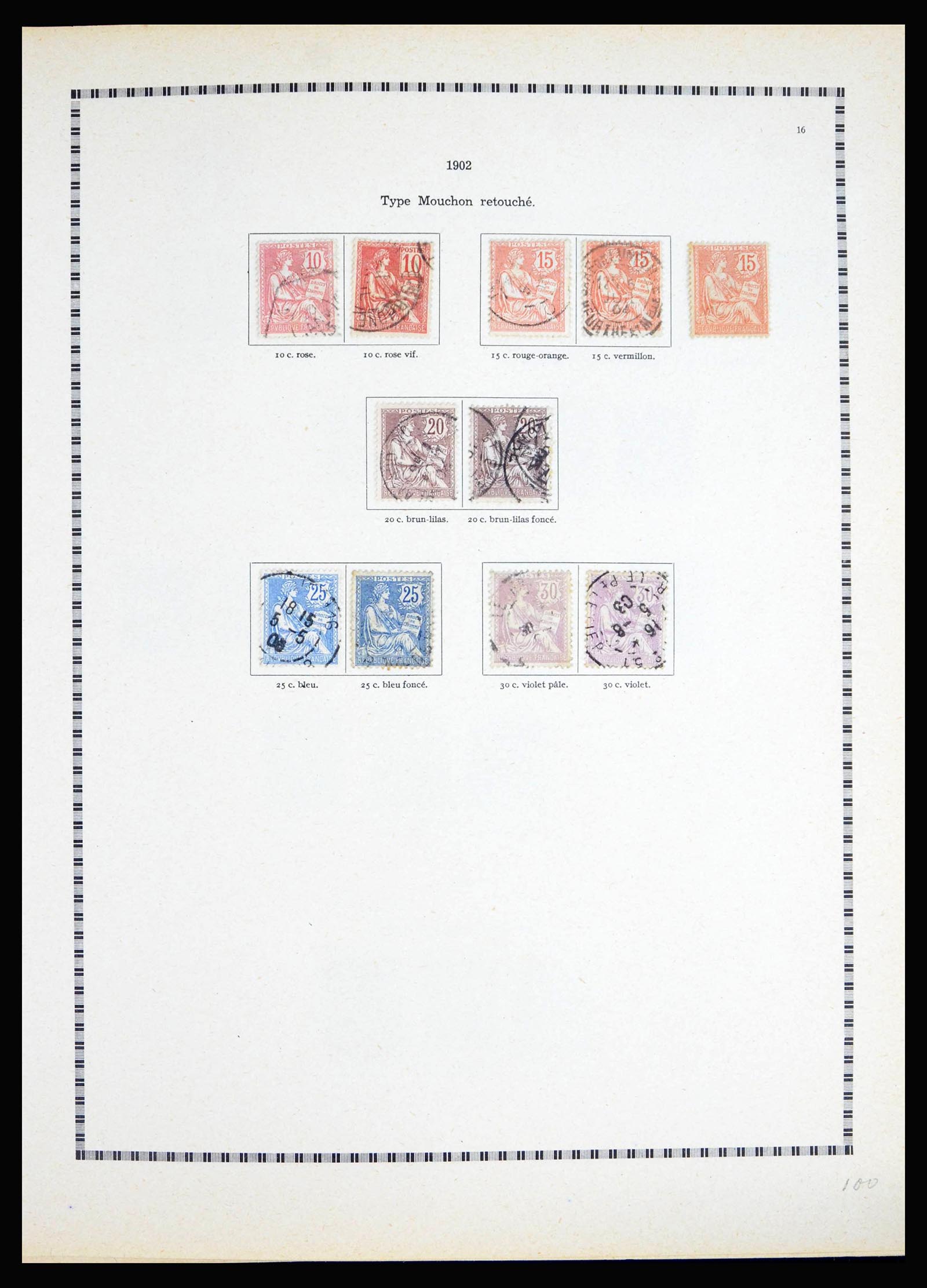 40135 0018 - Postzegelverzameling 40135 Frankrijk 1849-1972.