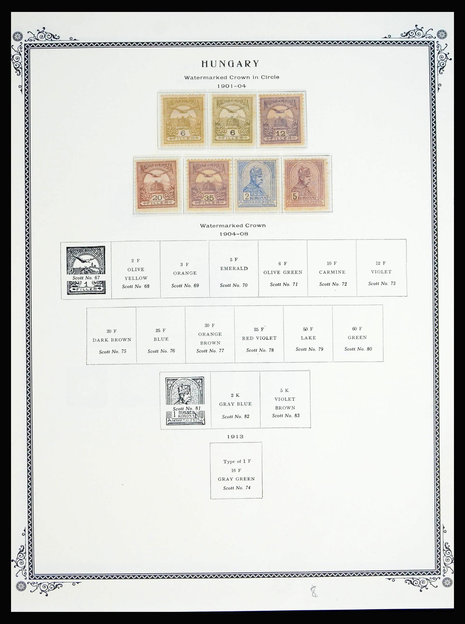 40136 0006 - Postzegelverzameling 40136 Wereld 1871-1910.