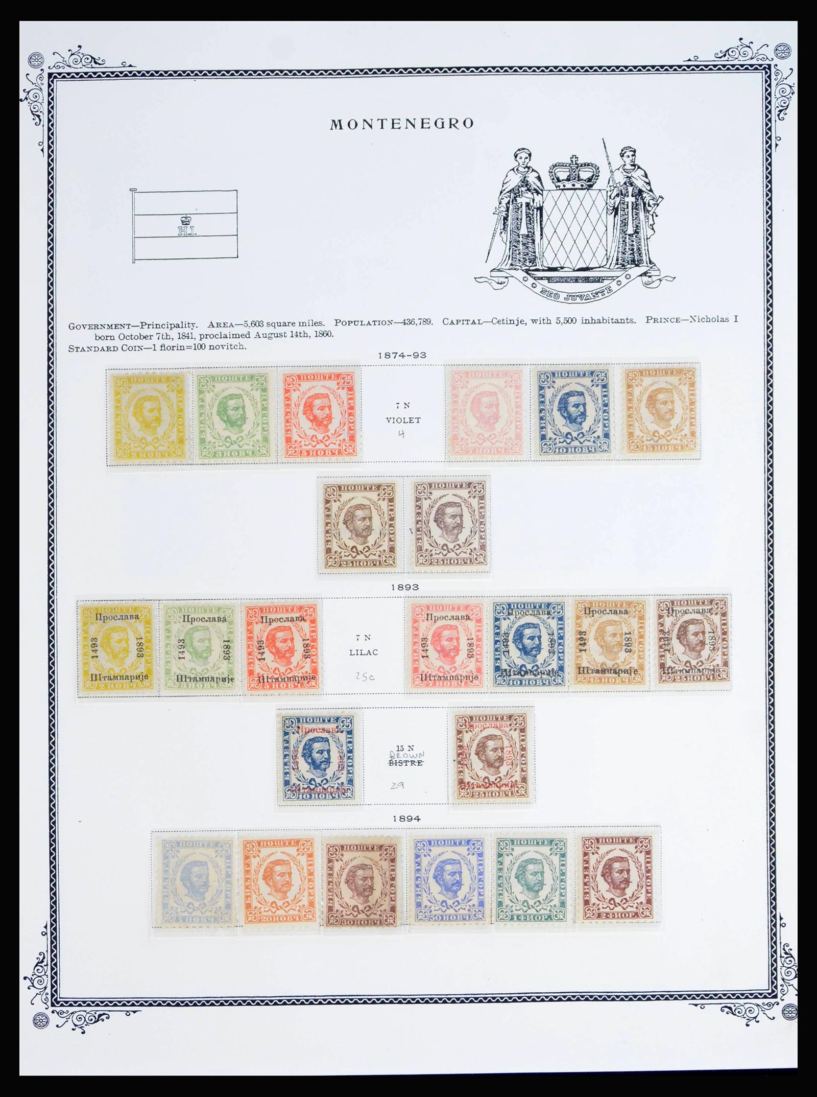 40136 0010 - Postzegelverzameling 40136 Wereld 1871-1910.