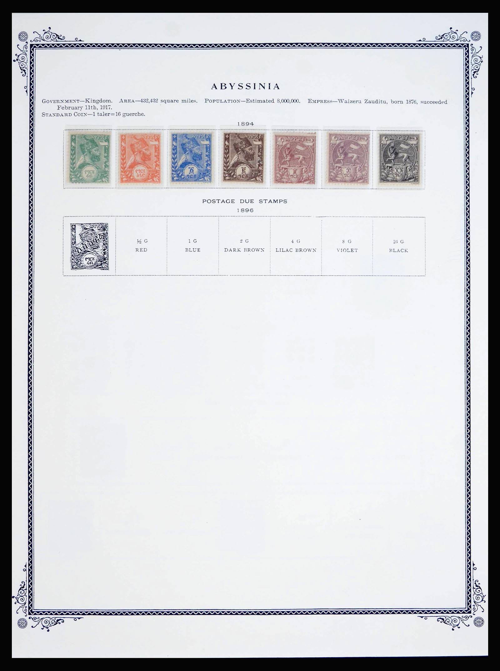 40136 0013 - Postzegelverzameling 40136 Wereld 1871-1910.
