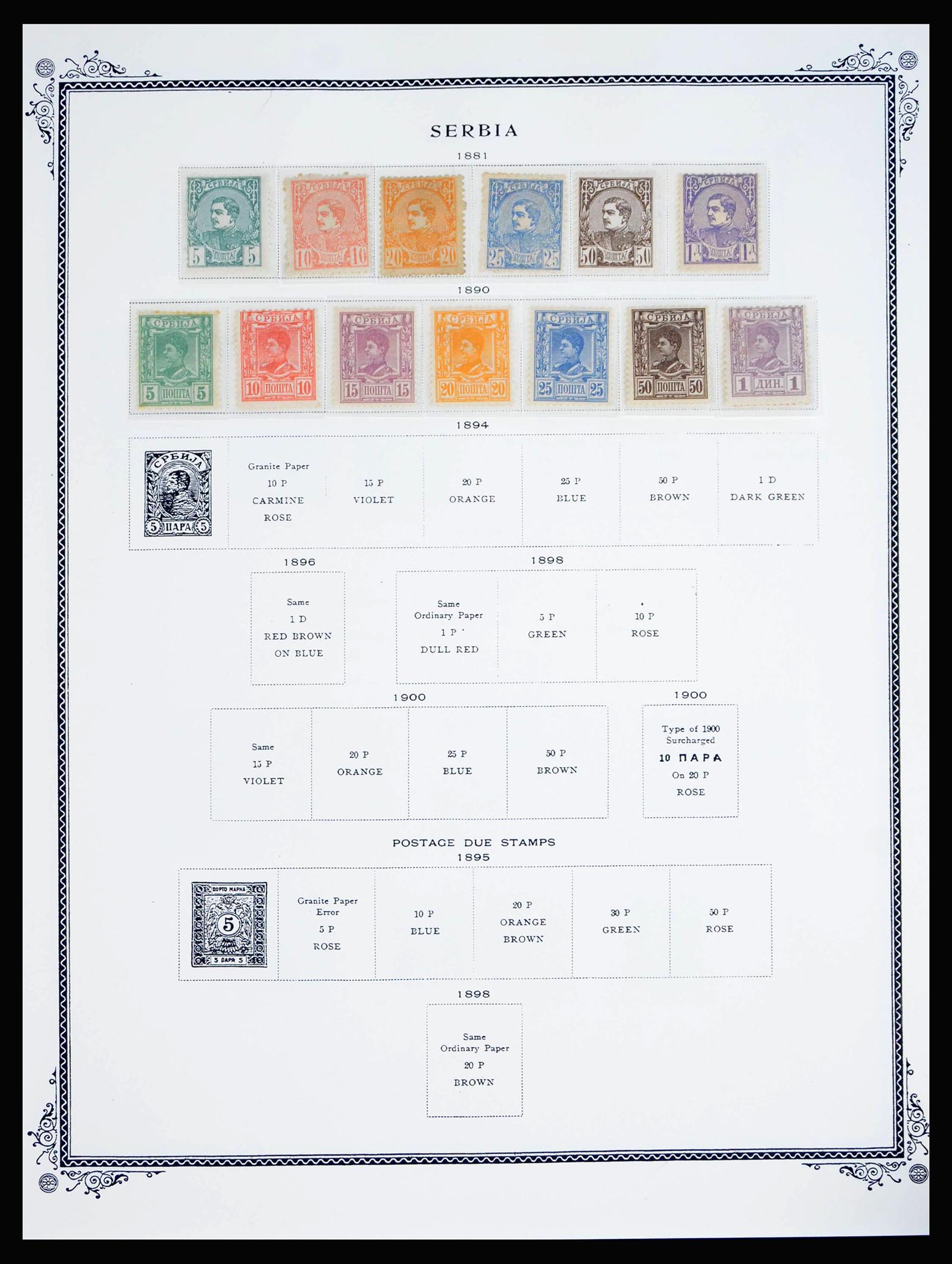 40136 0018 - Postzegelverzameling 40136 Wereld 1871-1910.