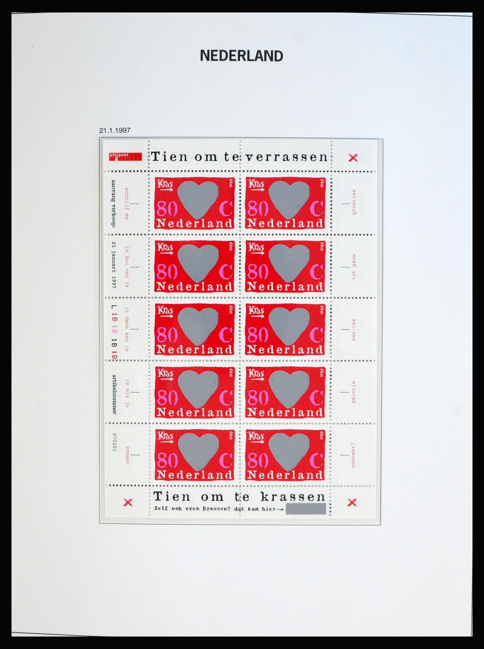 40139 0011 - Postzegelverzameling 40139 Nederland compleet 1993-2023!!