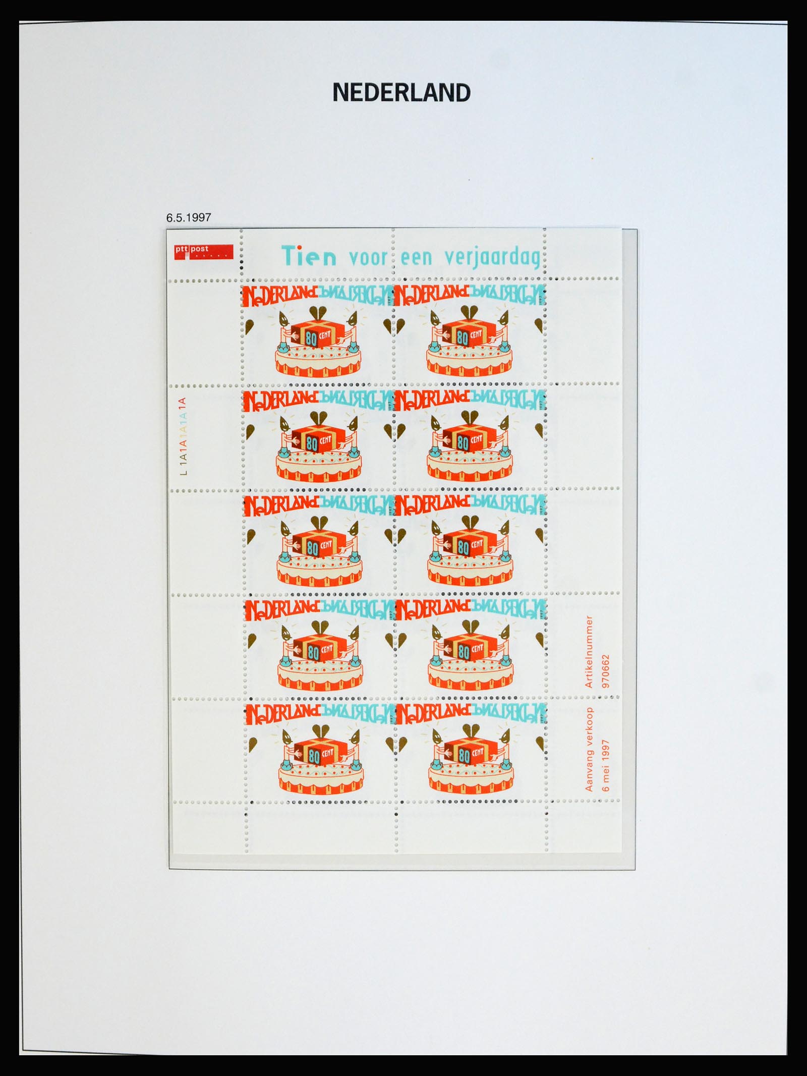 40139 0014 - Postzegelverzameling 40139 Nederland compleet 1993-2023!!