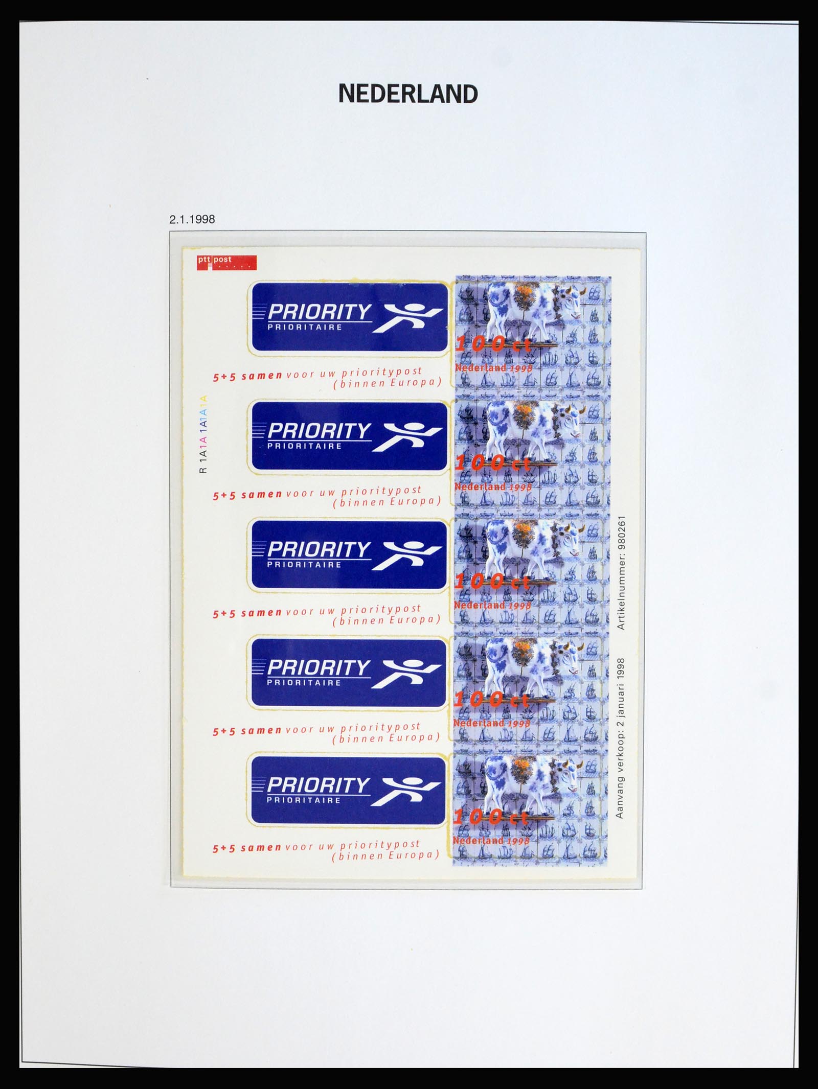40139 0018 - Postzegelverzameling 40139 Nederland compleet 1993-2023!!