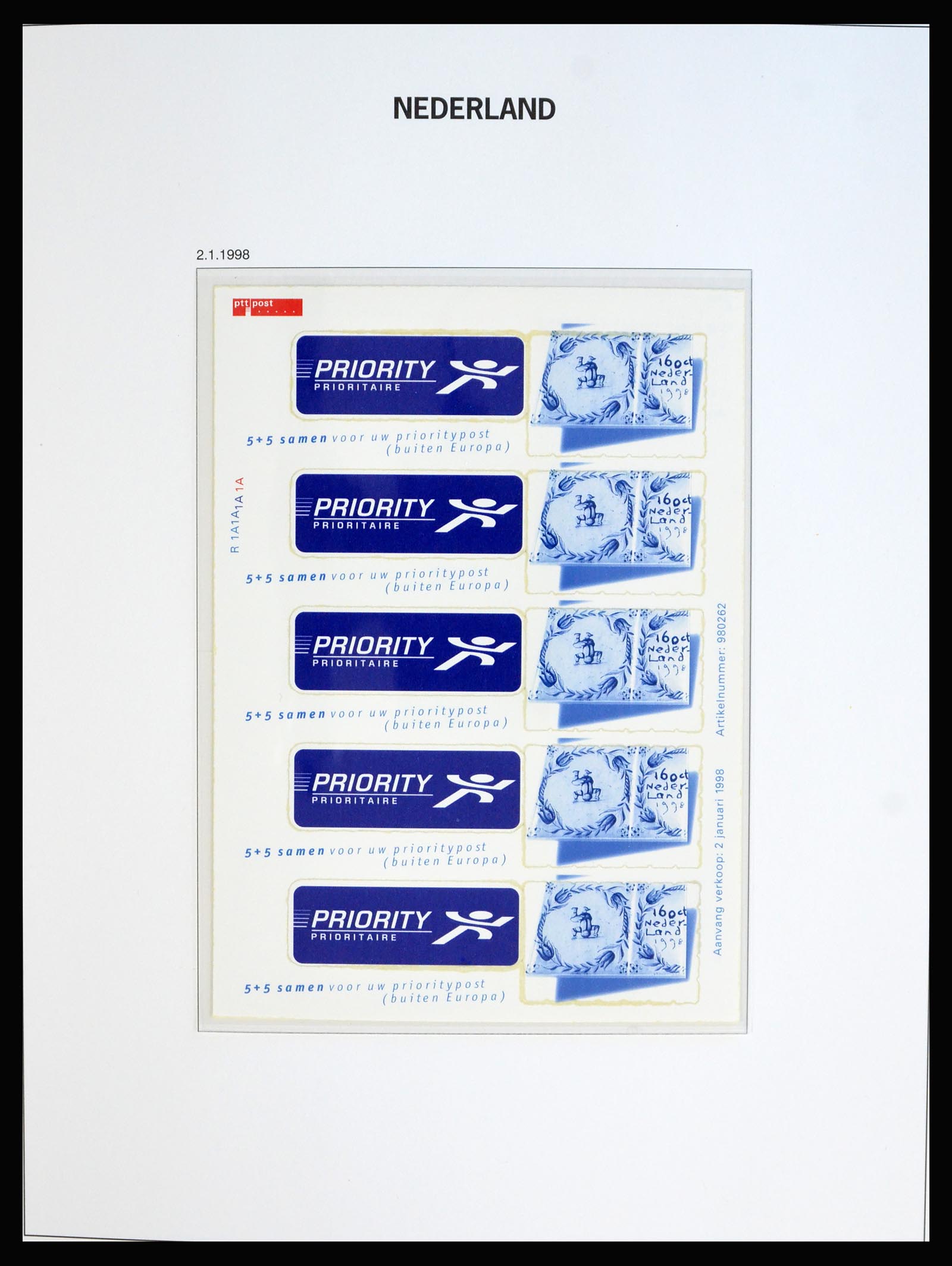 40139 0019 - Postzegelverzameling 40139 Nederland compleet 1993-2023!!
