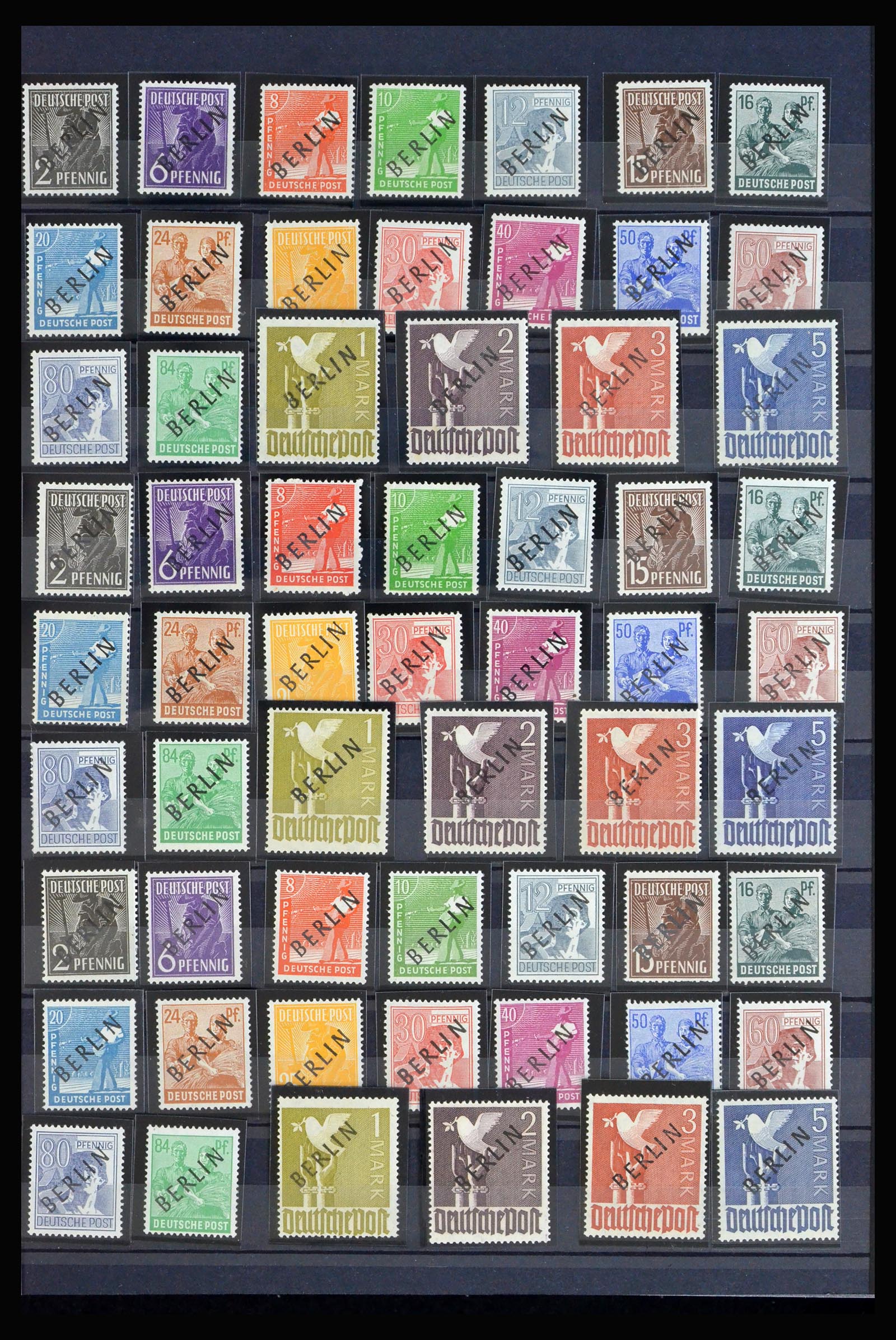 40140 0002 - Postzegelverzameling 40140 Berlijn toppers 1948-1949.