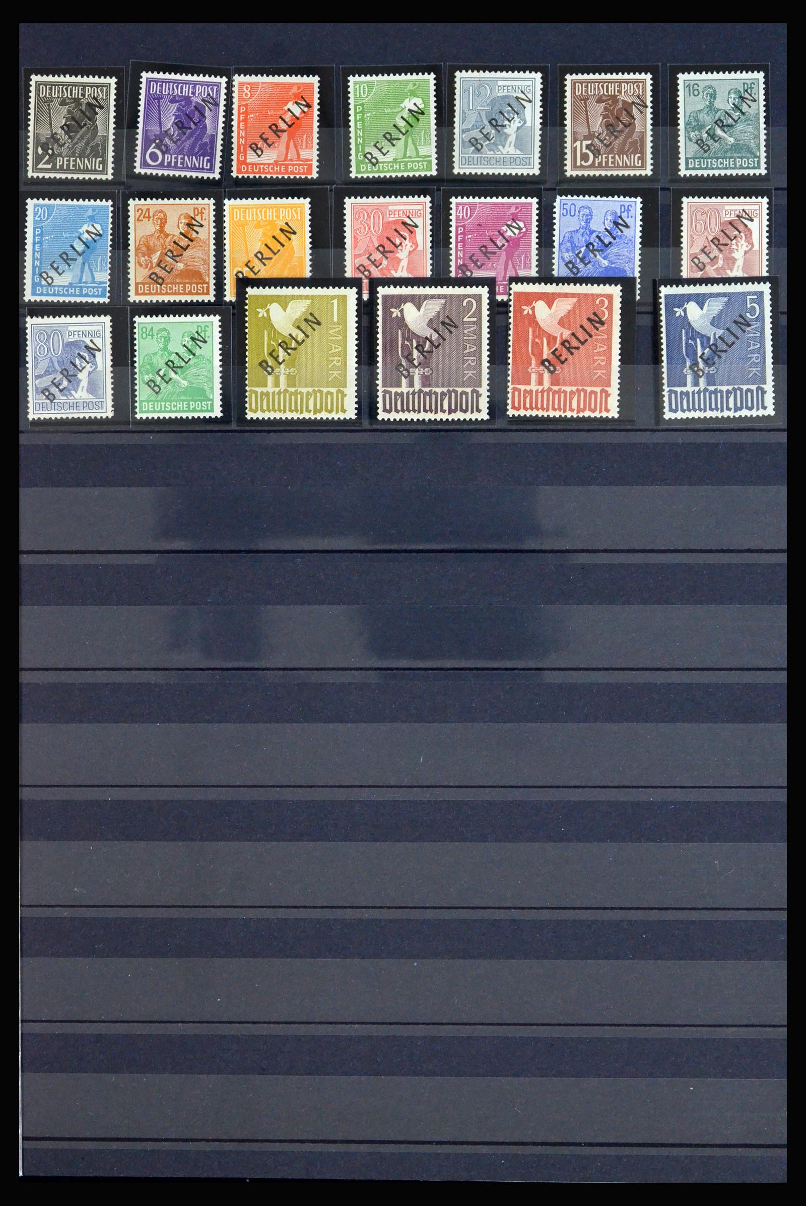 40140 0003 - Postzegelverzameling 40140 Berlijn toppers 1948-1949.