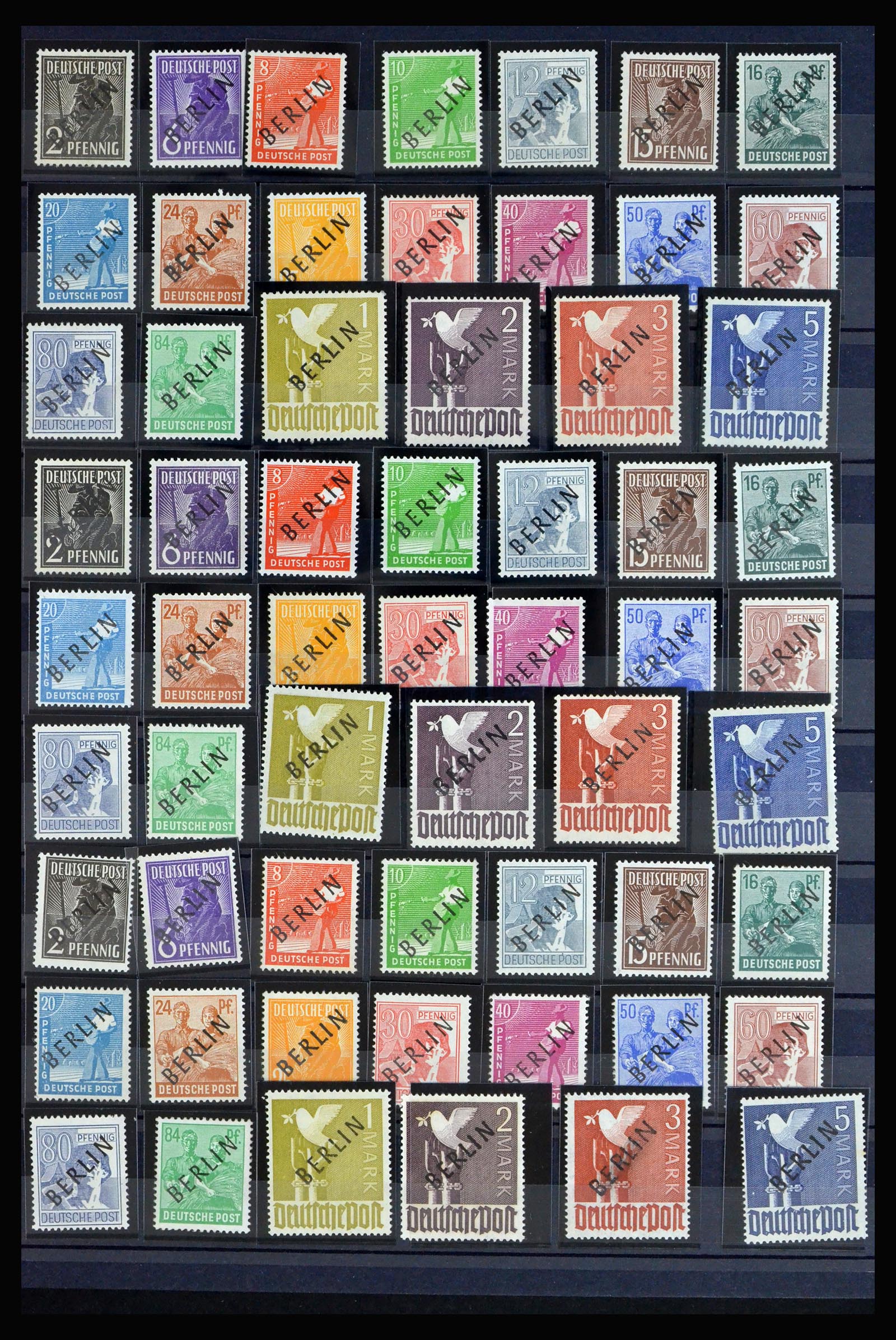 40140 0004 - Postzegelverzameling 40140 Berlijn toppers 1948-1949.