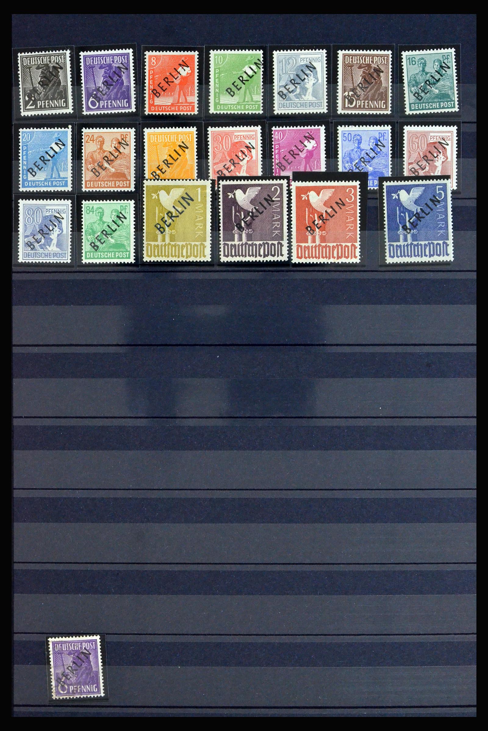 40140 0006 - Postzegelverzameling 40140 Berlijn toppers 1948-1949.