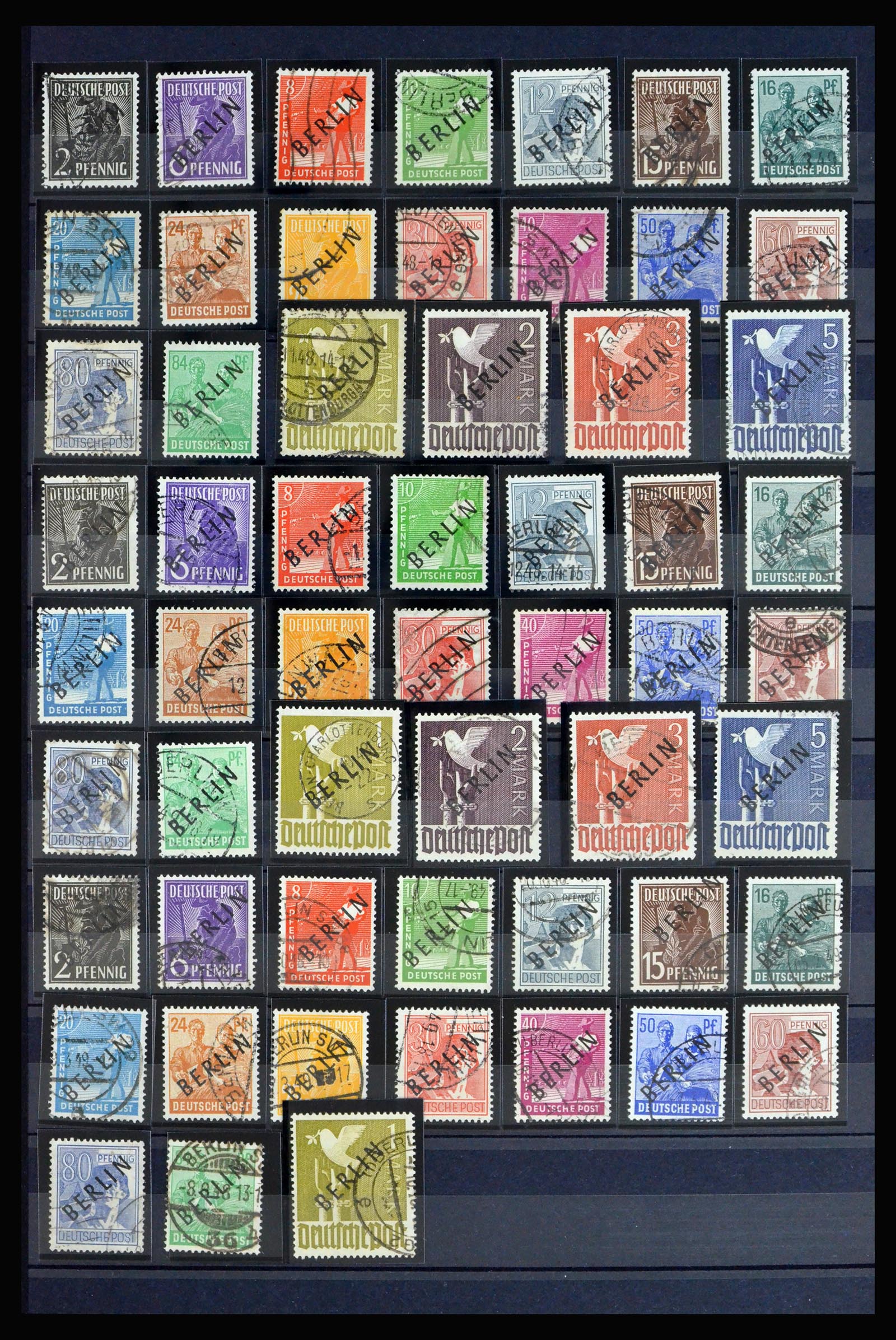 40140 0010 - Postzegelverzameling 40140 Berlijn toppers 1948-1949.