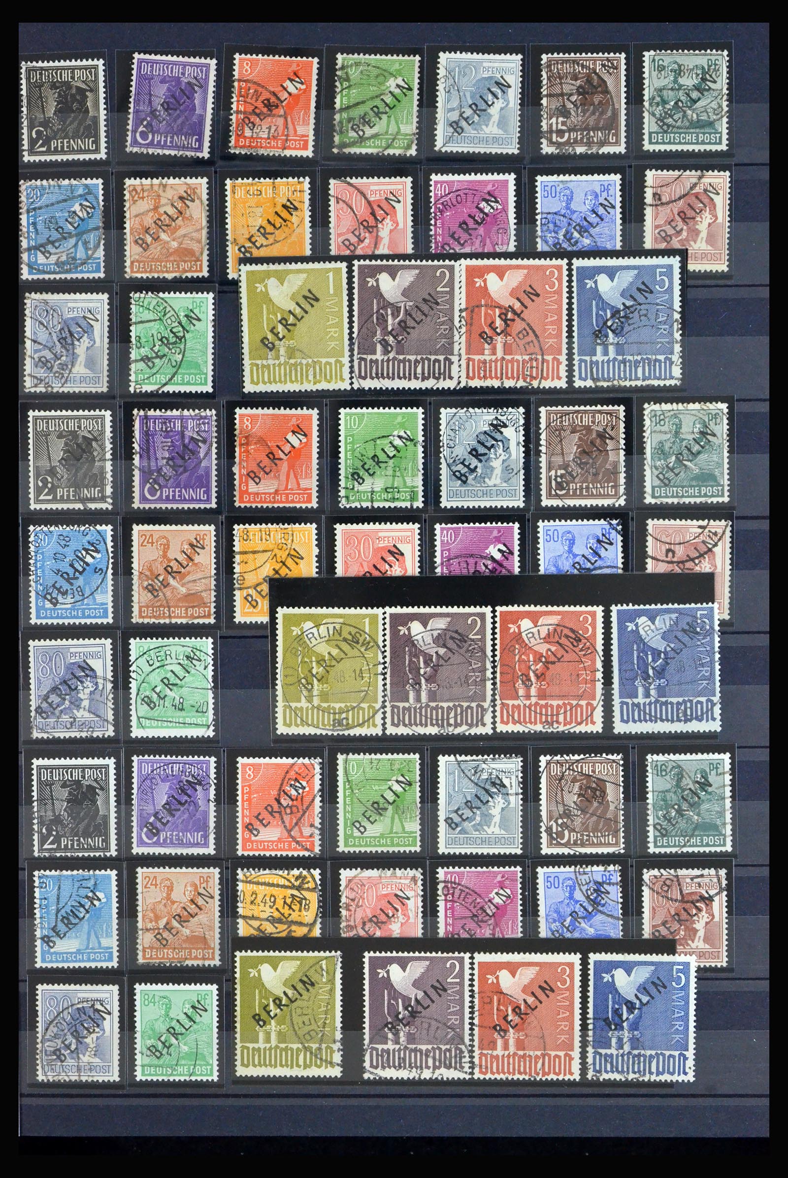 40140 0011 - Postzegelverzameling 40140 Berlijn toppers 1948-1949.