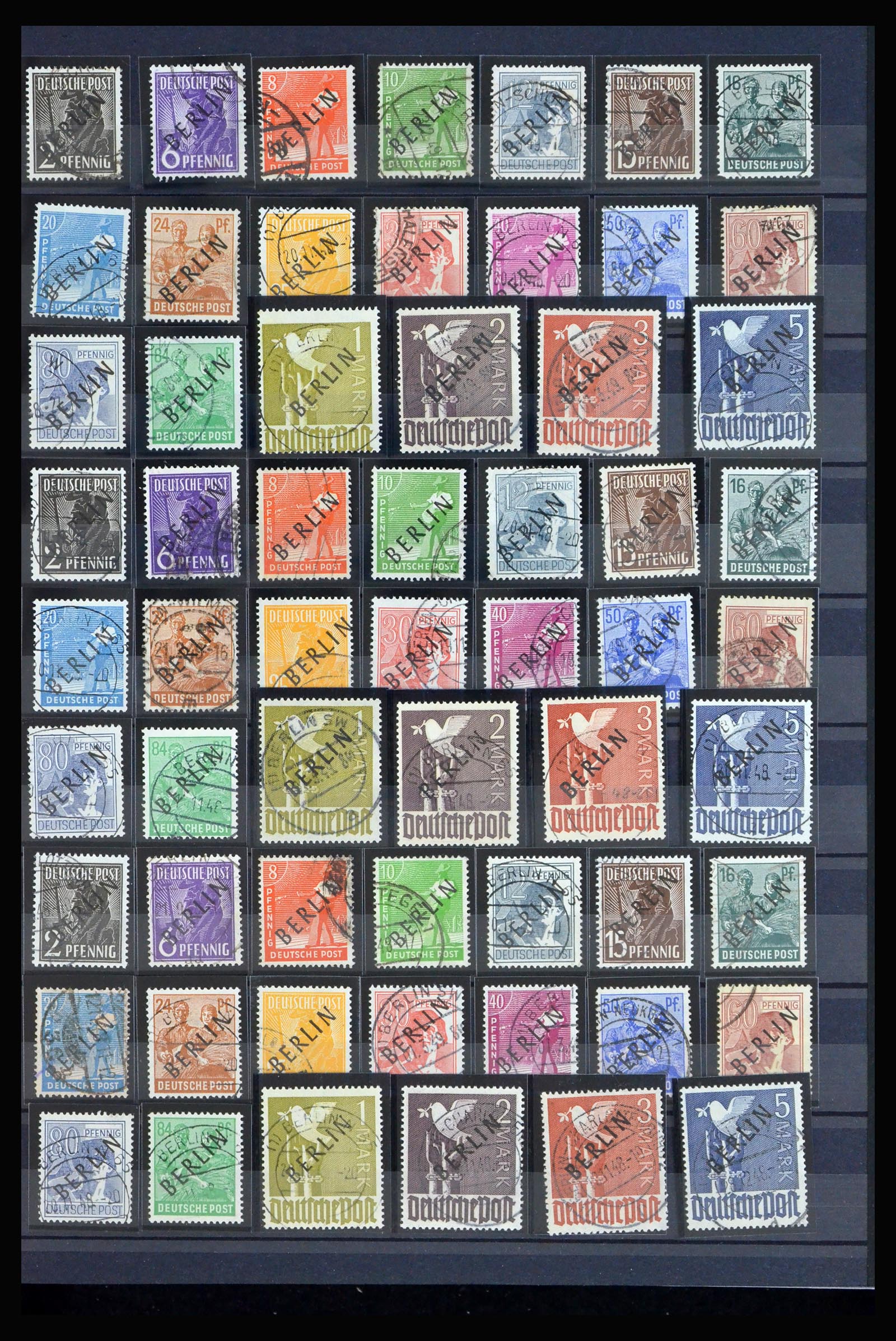 40140 0013 - Postzegelverzameling 40140 Berlijn toppers 1948-1949.