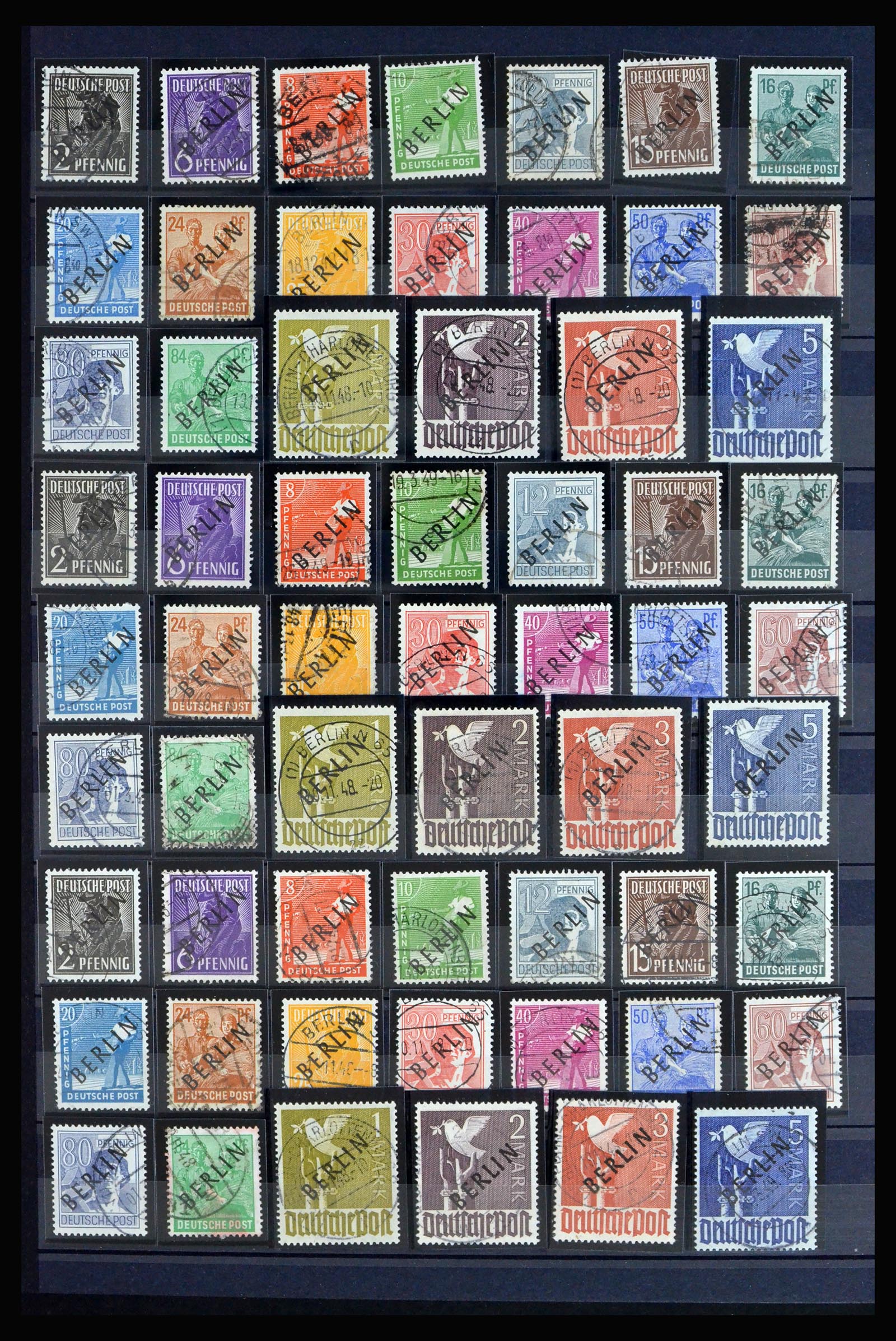 40140 0014 - Postzegelverzameling 40140 Berlijn toppers 1948-1949.