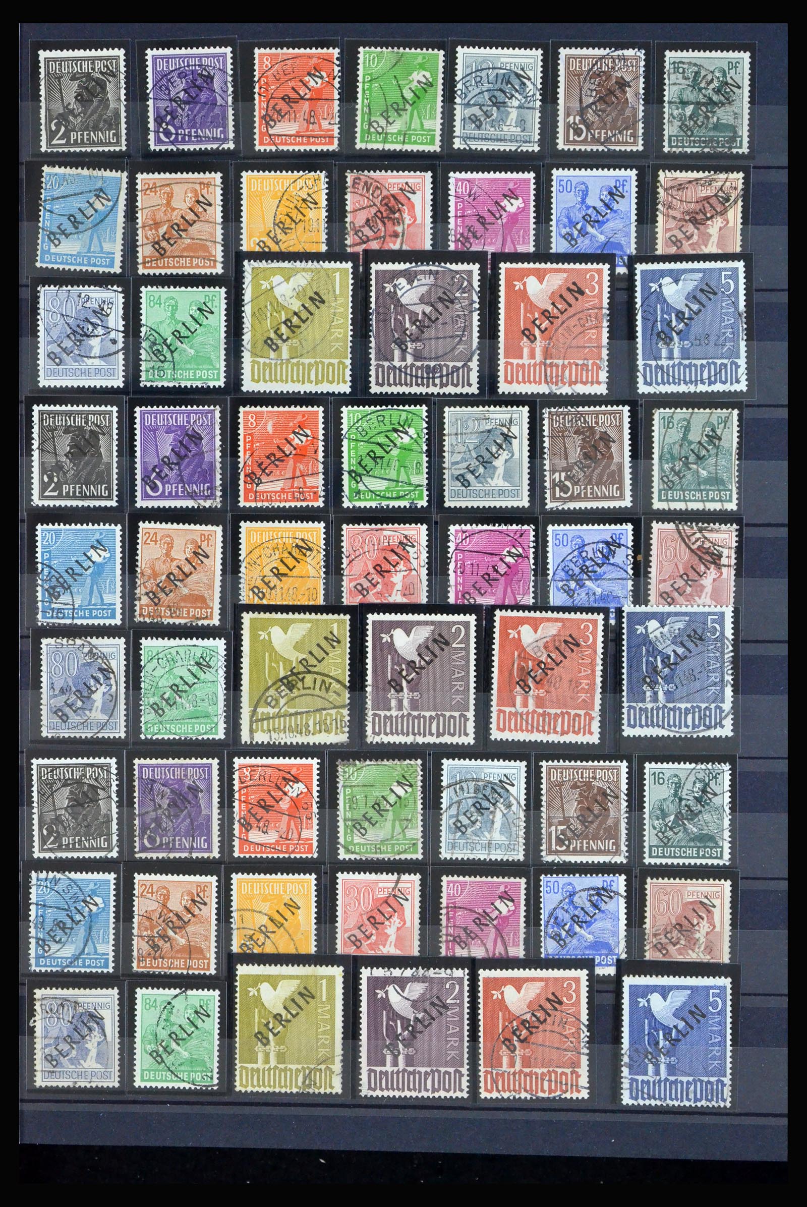 40140 0015 - Postzegelverzameling 40140 Berlijn toppers 1948-1949.