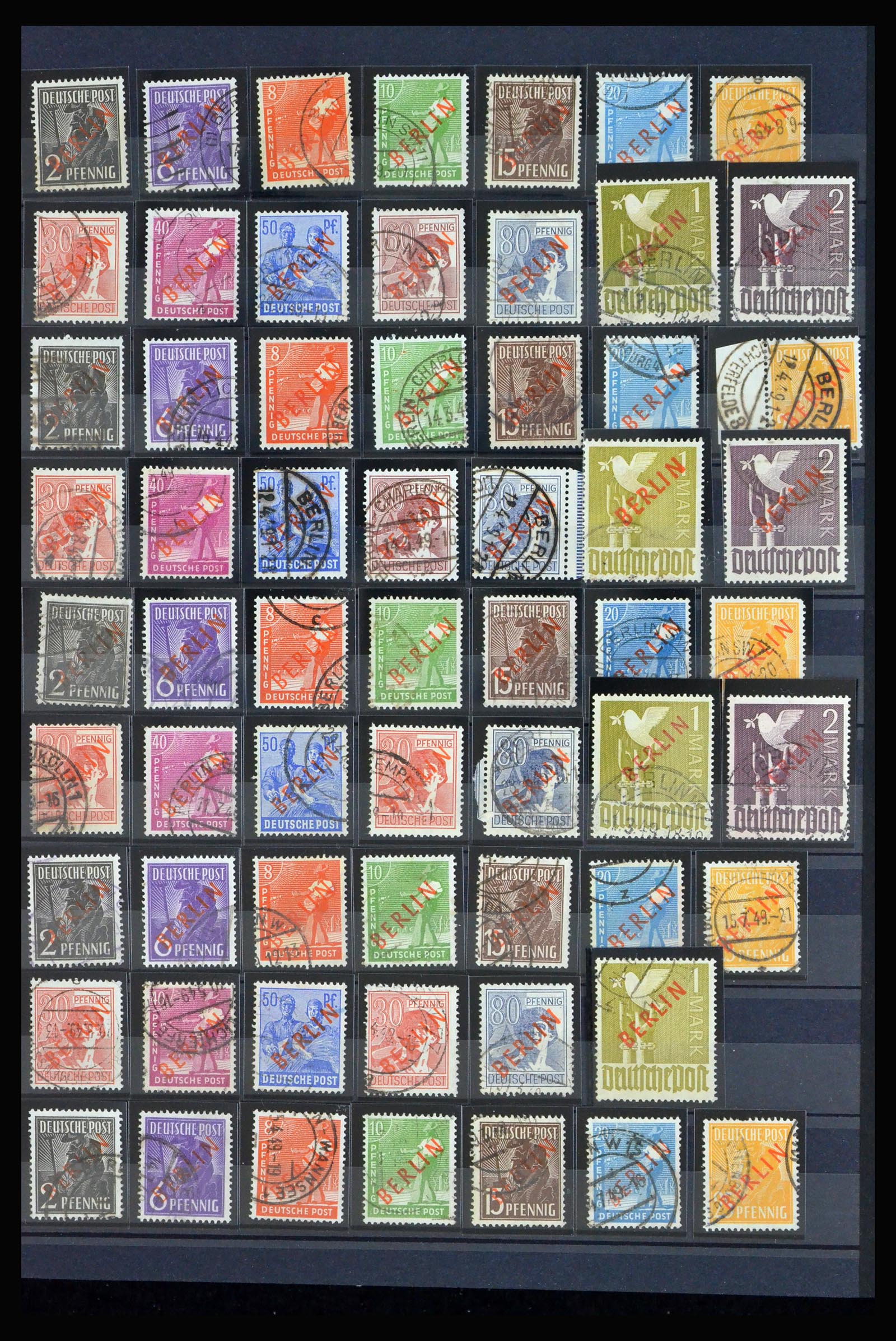40140 0019 - Postzegelverzameling 40140 Berlijn toppers 1948-1949.