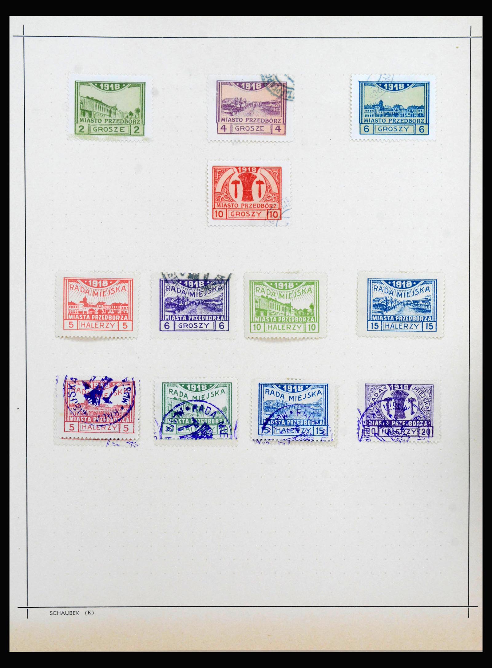 40141 0004 - Postzegelverzameling 40141 Tsjechoslowakije en Polen 1918-1945.