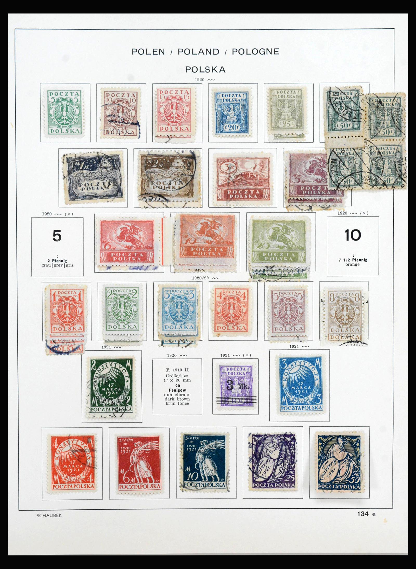 40141 0011 - Postzegelverzameling 40141 Tsjechoslowakije en Polen 1918-1945.