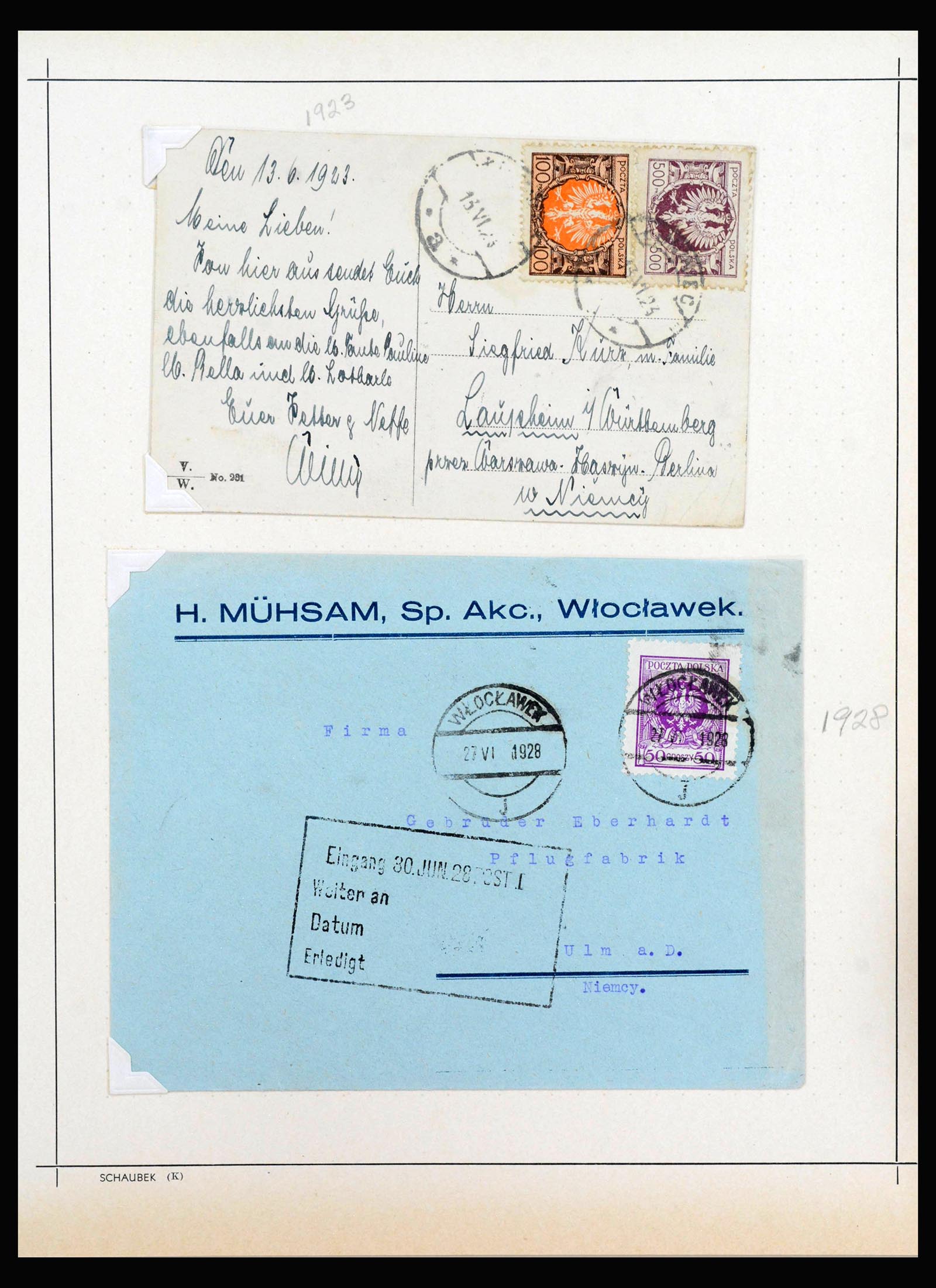 40141 0015 - Postzegelverzameling 40141 Tsjechoslowakije en Polen 1918-1945.
