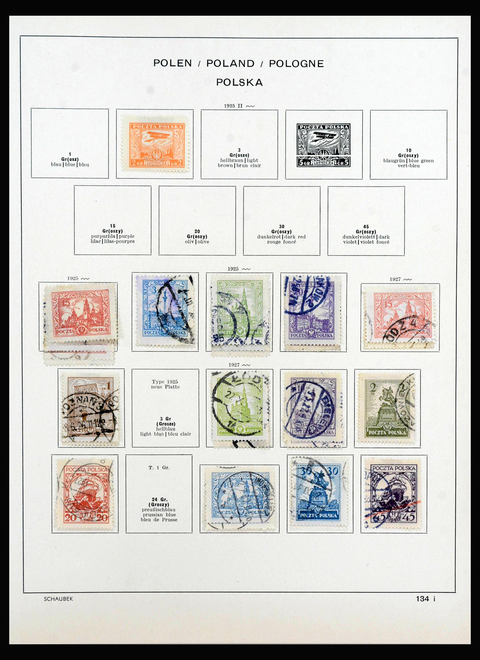 40141 0017 - Postzegelverzameling 40141 Tsjechoslowakije en Polen 1918-1945.
