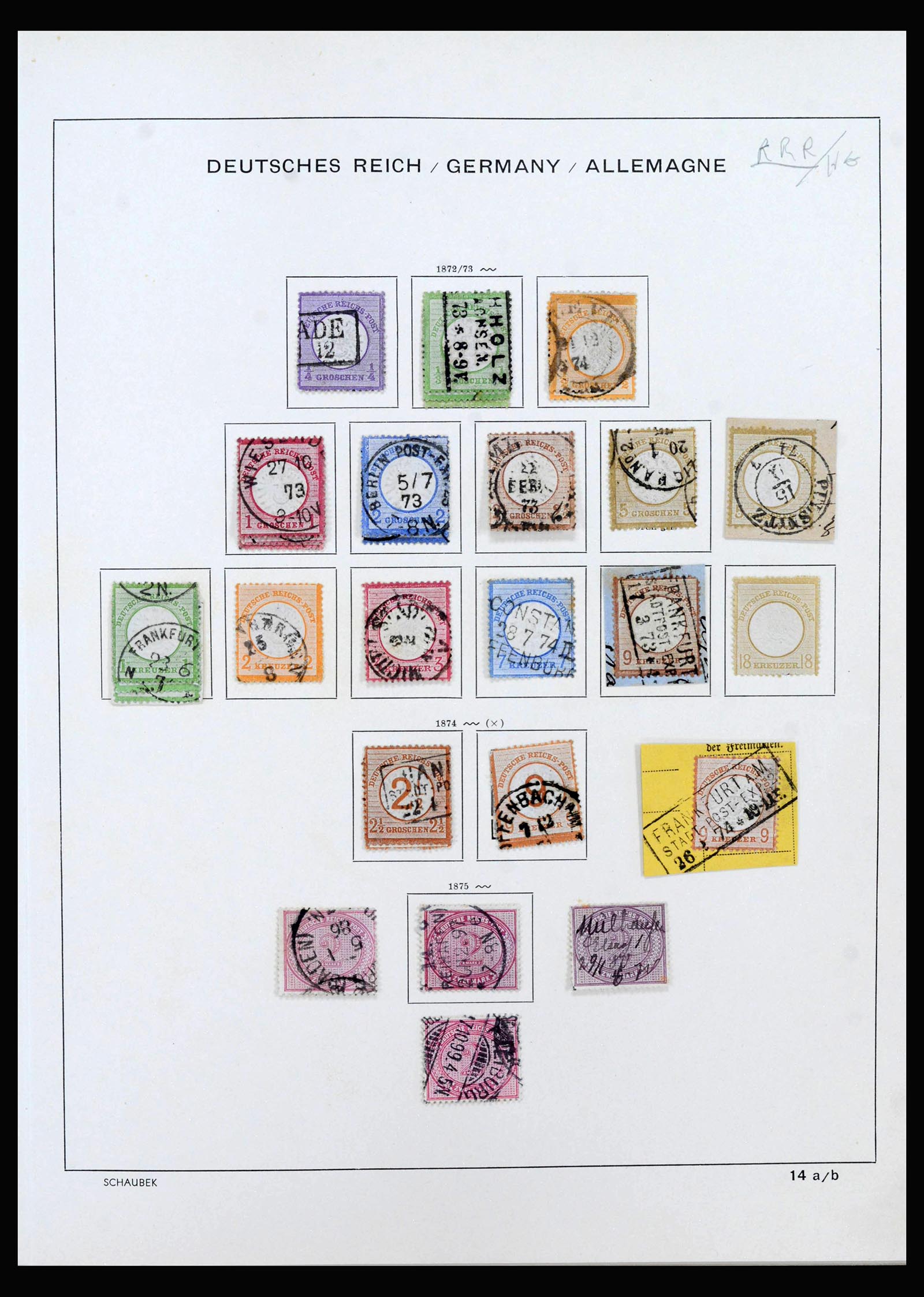 40142 0003 - Postzegelverzameling 40142 Duitse Rijk 1872-1945.