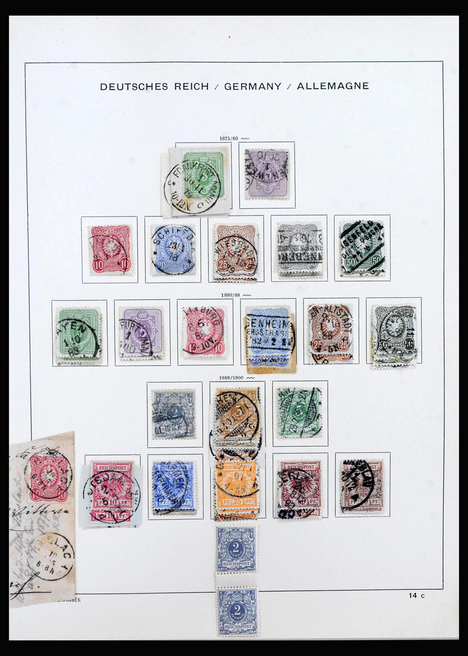 40142 0004 - Postzegelverzameling 40142 Duitse Rijk 1872-1945.