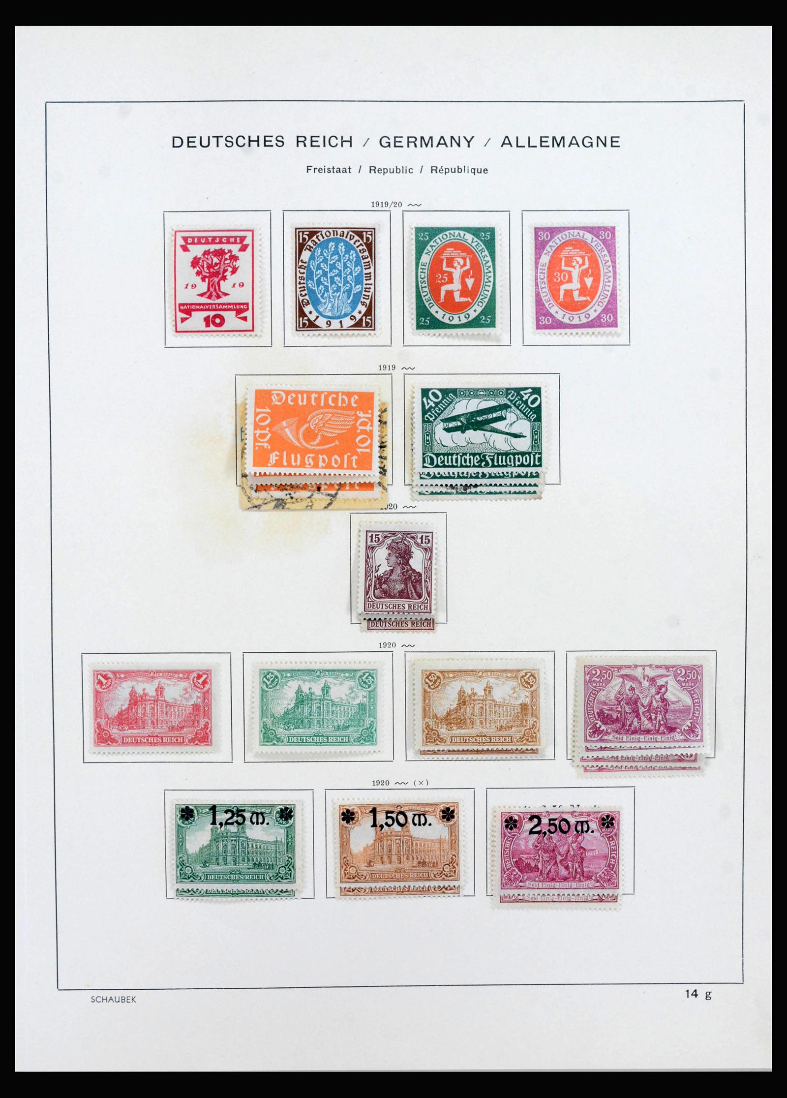 40142 0013 - Postzegelverzameling 40142 Duitse Rijk 1872-1945.